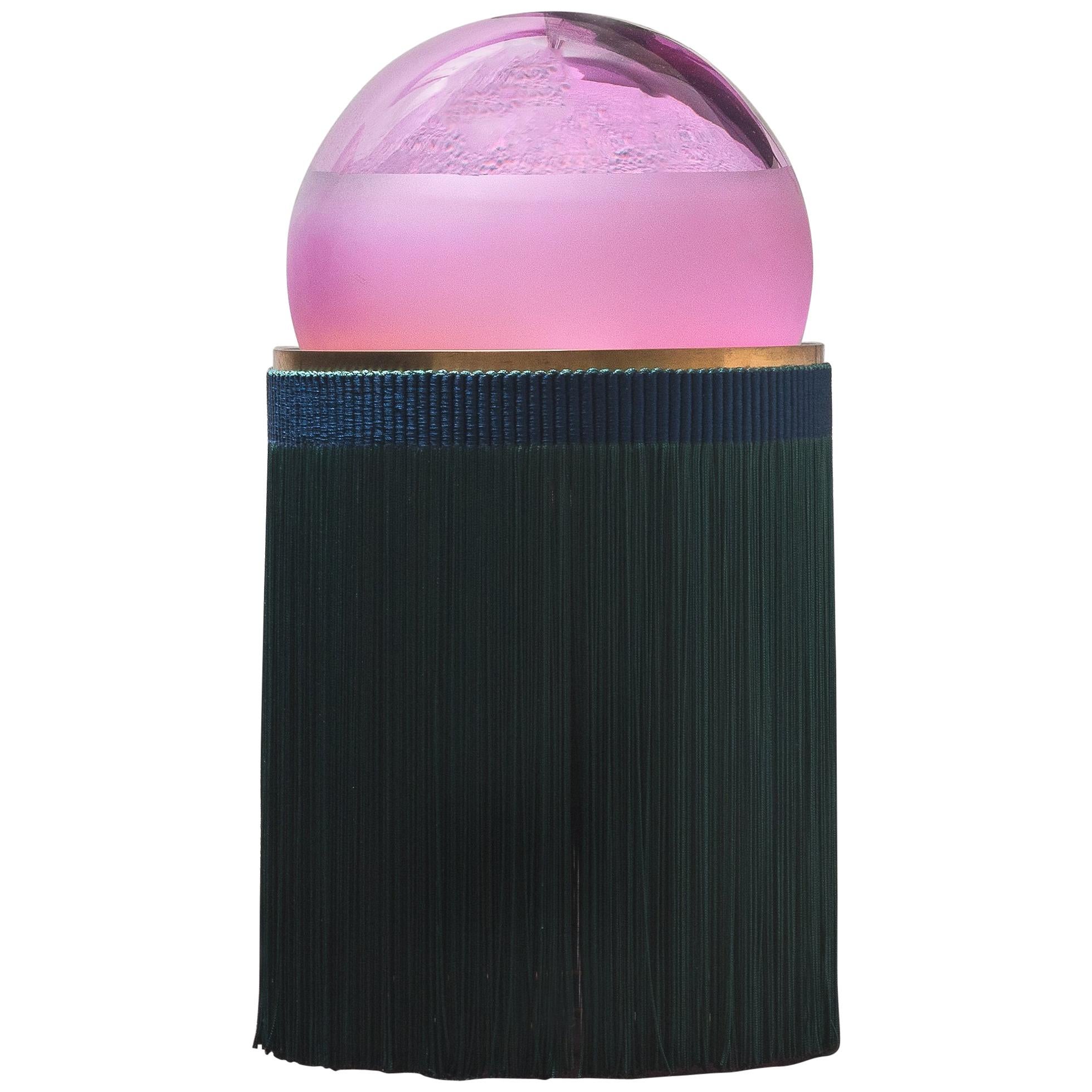 21st Century VI+M Studio Large Lamp Murano Glass Tripolino Fringe Various Colors