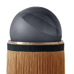 Normanna Medium Floor Lamp London Grey and Yellow by Vi+M