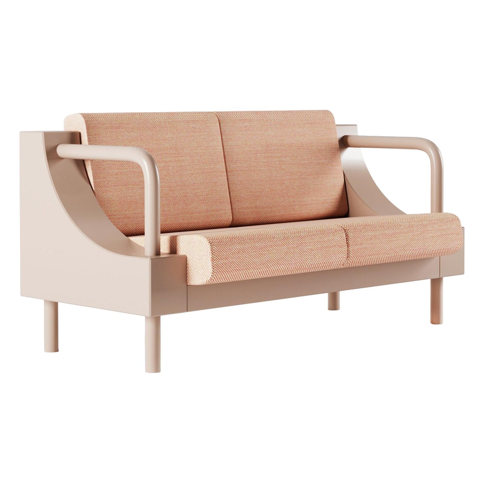 "Normative" Sofa in Warm Beige Edition For Sale