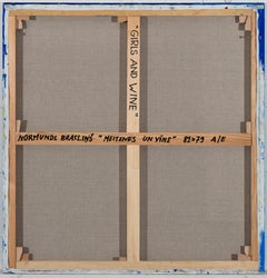 Girls and vine. 2021. Oil on canvas, 82x79 cm