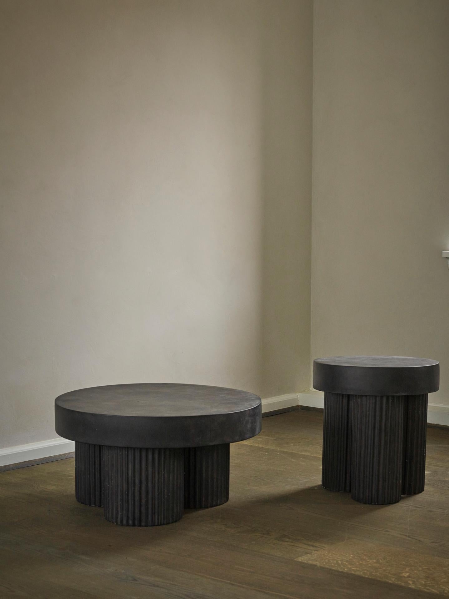 Norr11 Gear Fiber Concrete Chalk Table by Kristian Sofus Hansen & Tommy Hyldahl For Sale 7