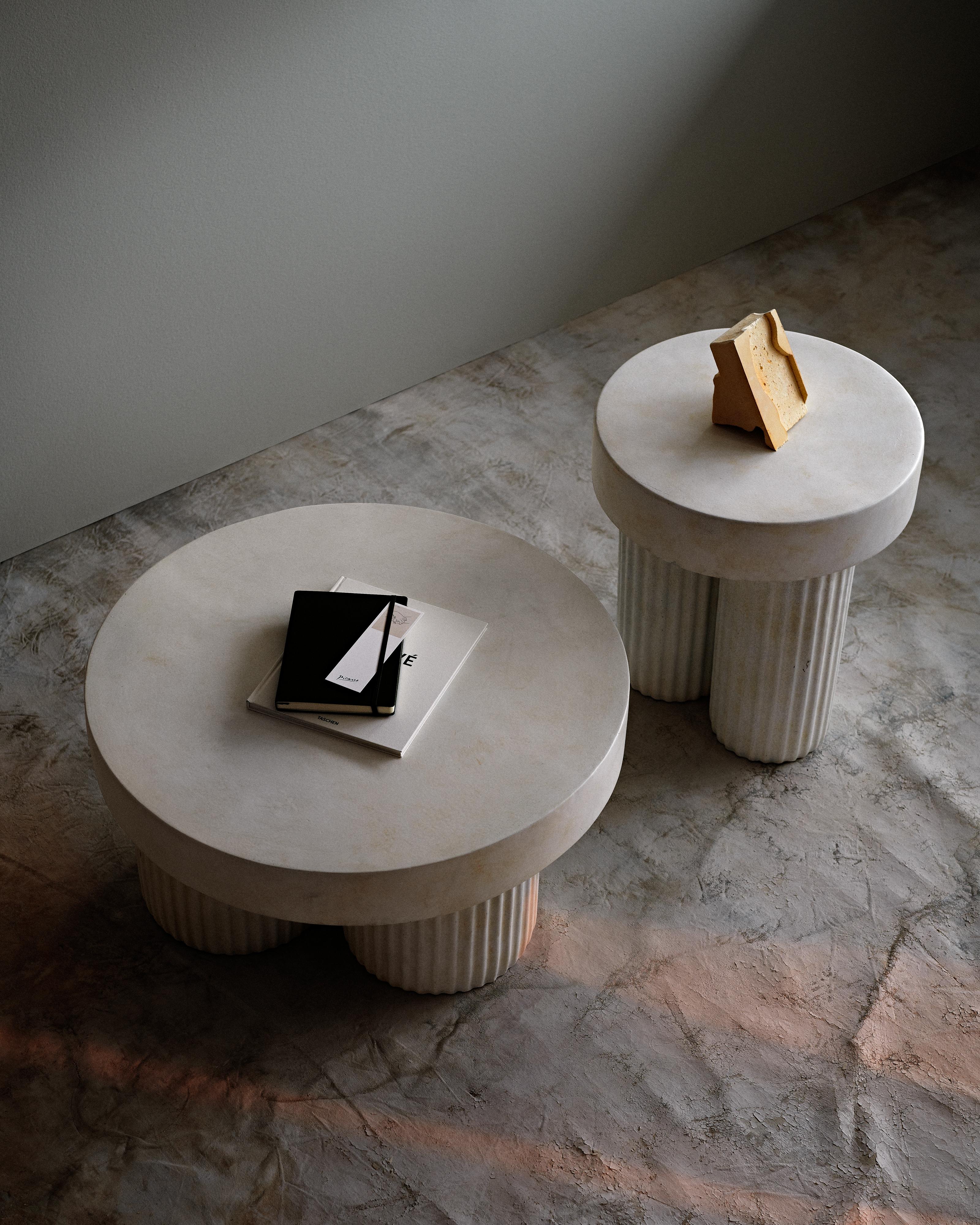 Norr11 Gear Fiber Concrete Chalk Table by Kristian Sofus Hansen & Tommy Hyldahl For Sale 9