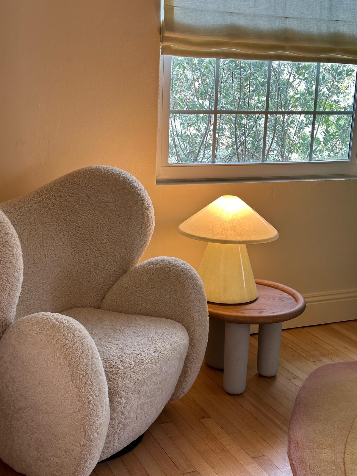 XXIe siècle et contemporain Grande chaise longue NORR11 en peau de mouton de KRISTIAN SOFUS HANSEN & TOMMY HYLDAHL en vente