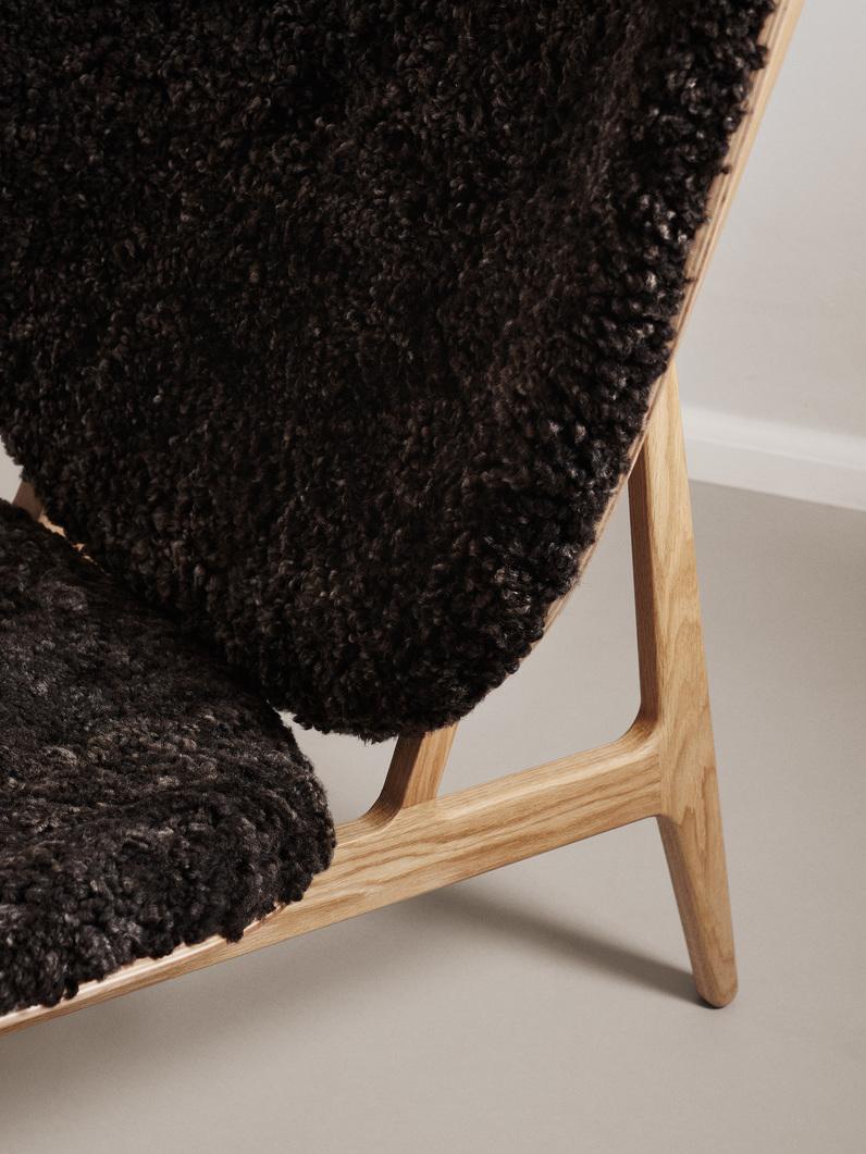 Contemporary Norr11 Sheepskin Elephant Chair by Kristian Sofus Hansen and Tommy Hyldahl For Sale
