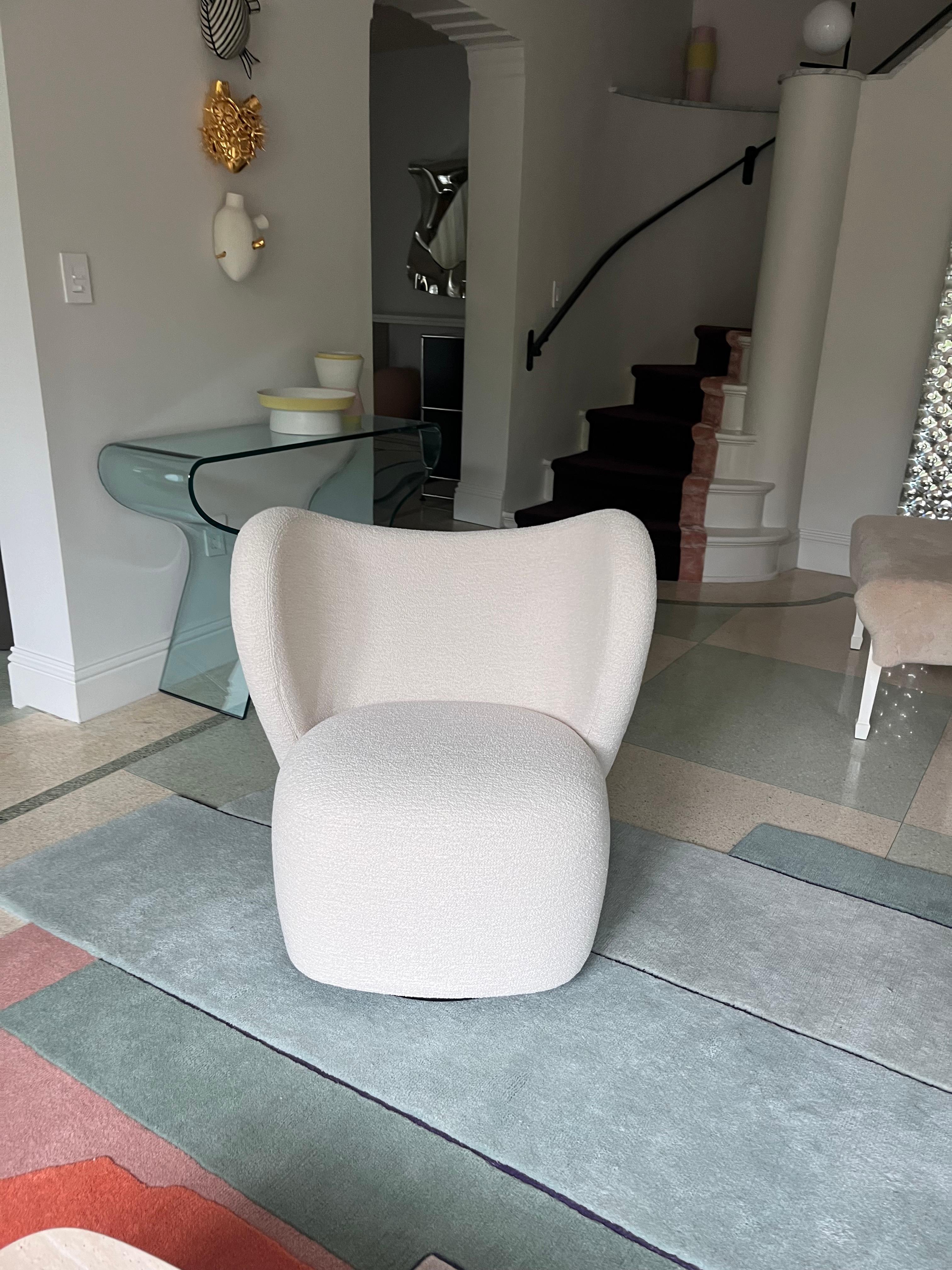Norr11 Swivel Little Big Chair by Hansen & Hyldahl in STOCK For Sale 1