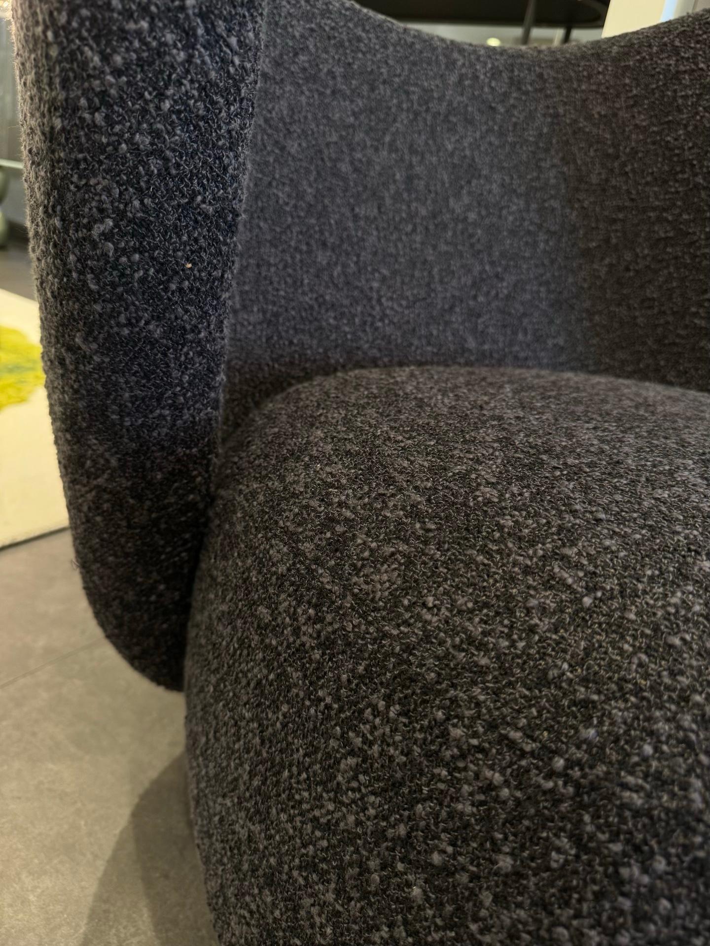 Contemporary Norr11 Swivel Little Big Chair by Hansen & Hyldahl in STOCK For Sale