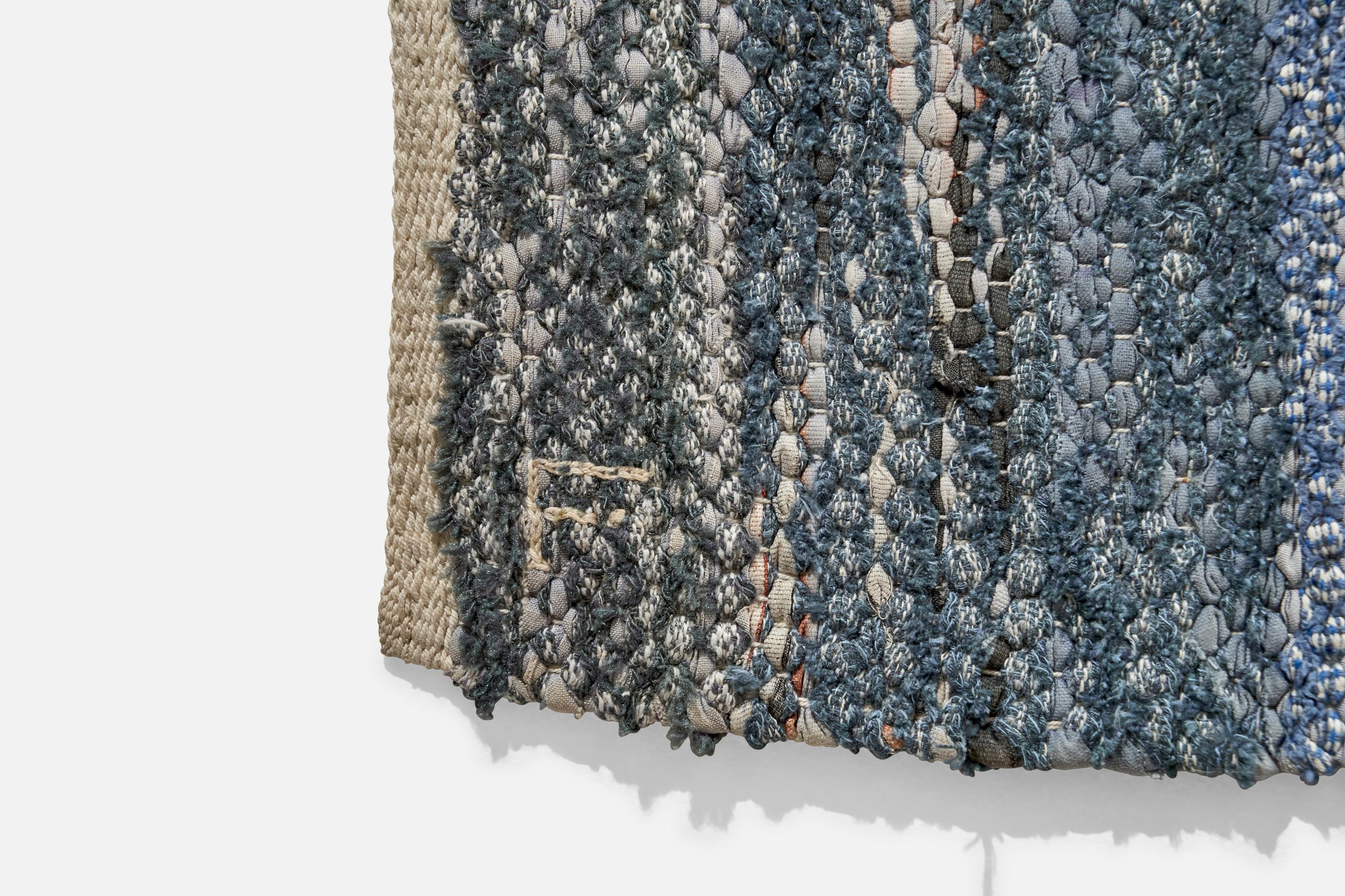 Norrbottens Hemslöjdsförening, Carpet, Wool, Sweden, 1950s For Sale 1