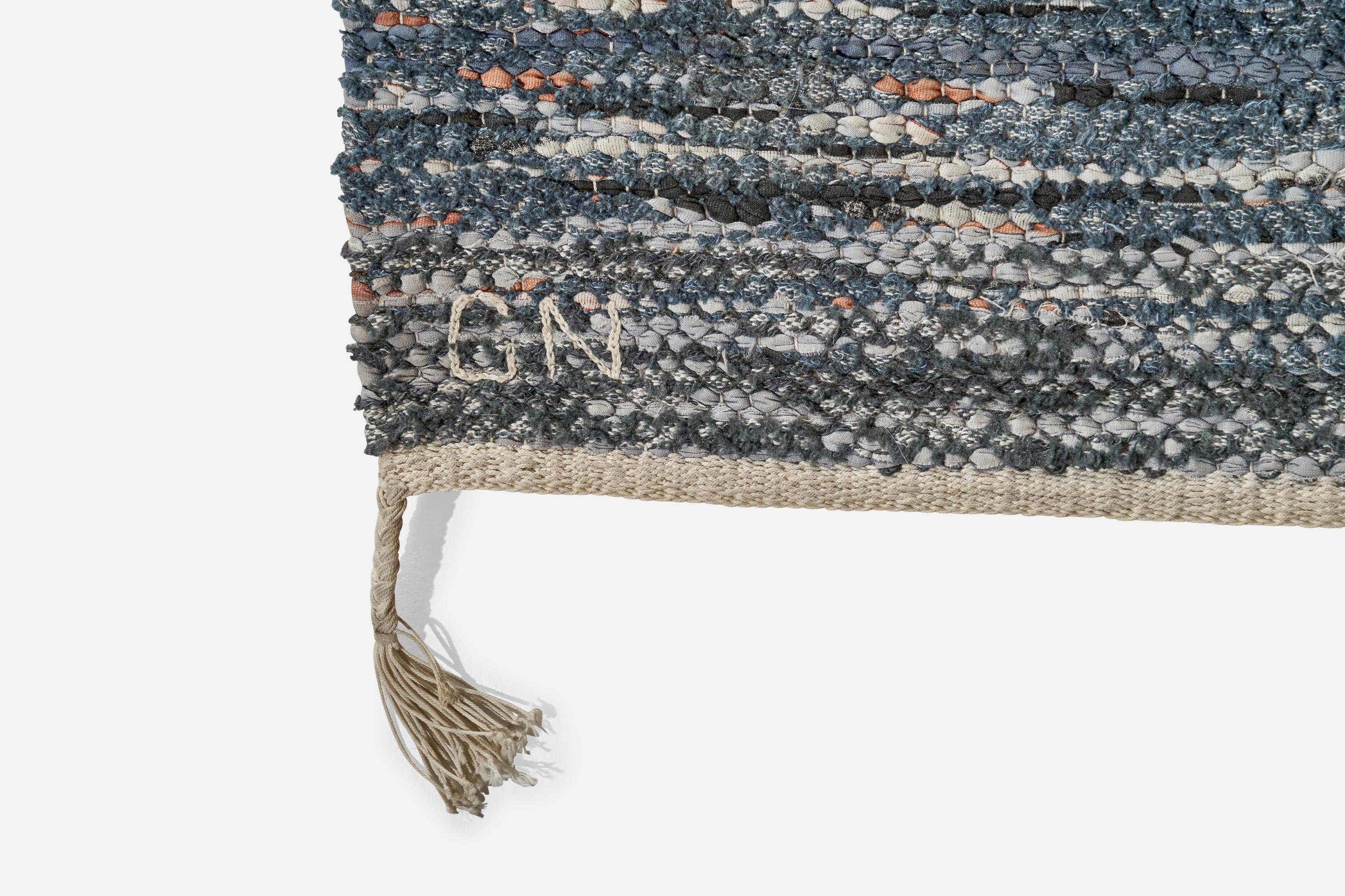 Norrbottens Hemslöjdsförening, Carpet, Wool, Sweden, 1950s For Sale 2