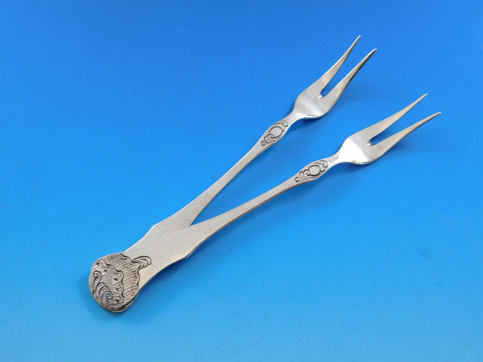 Service de couverts en argent Norrona de David Andersen 830, 60 pièces, vers 1920 en vente 4