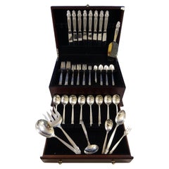 Norse by International Sterling Silver Cubiertos 8 Servicio 63 Piezas