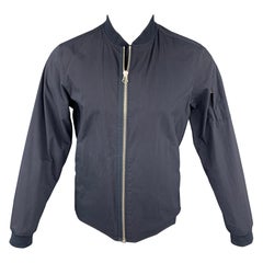 NORSE PROJECTS Size M Navy Nylon Zip Up Jacket