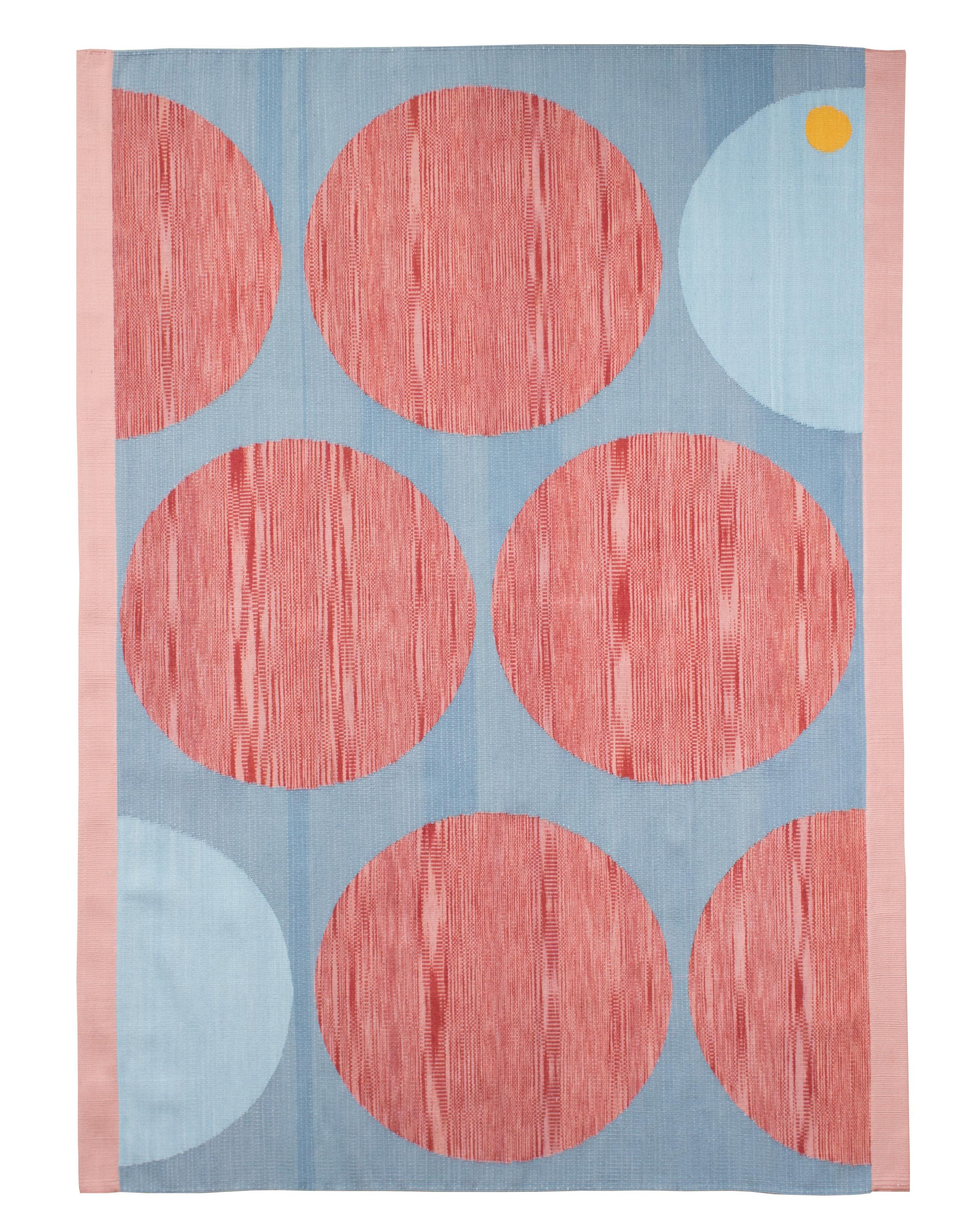 Norte 61 N02 rug by Bi Yuu
Dimensions: D200 x 300 H cm
Material: 70% Lincoln Wool / 30% Wool-Cotton
Density: 2800 yam passes per m2.
Also Available in different dimensions. Dye: Natural.

She founded Bi Yuu with the vision that the work would