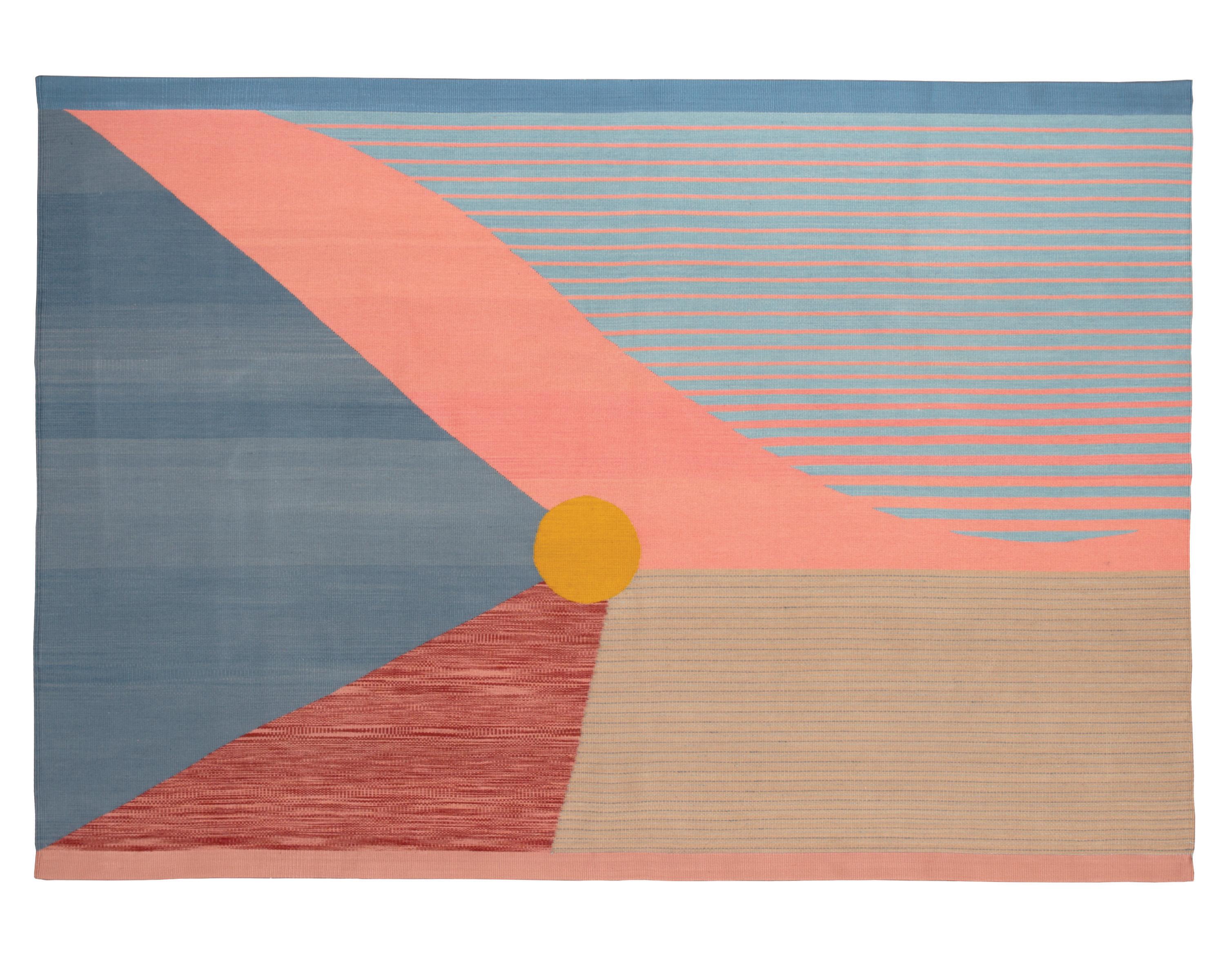 Norte 61 N04 rug by Bi Yuu
Dimensions: D200 x 300 H cm
Material: 70% Lincoln Wool / 30% Wool-Cotton
Density: 2800 yam passes per m2.
Also Available in different dimensions. Dye: Natural.

She founded Bi Yuu with the vision that the work would