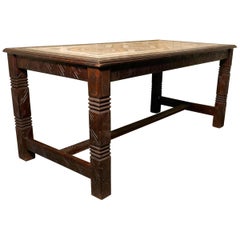 North African Marble Mosaic Table