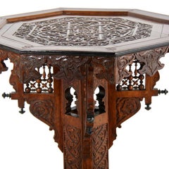 North African Round Pedestal Table