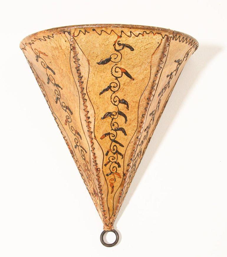 Nordafrikanische Tribal Art Pergament Wanddekor (Marokkanisch) im Angebot