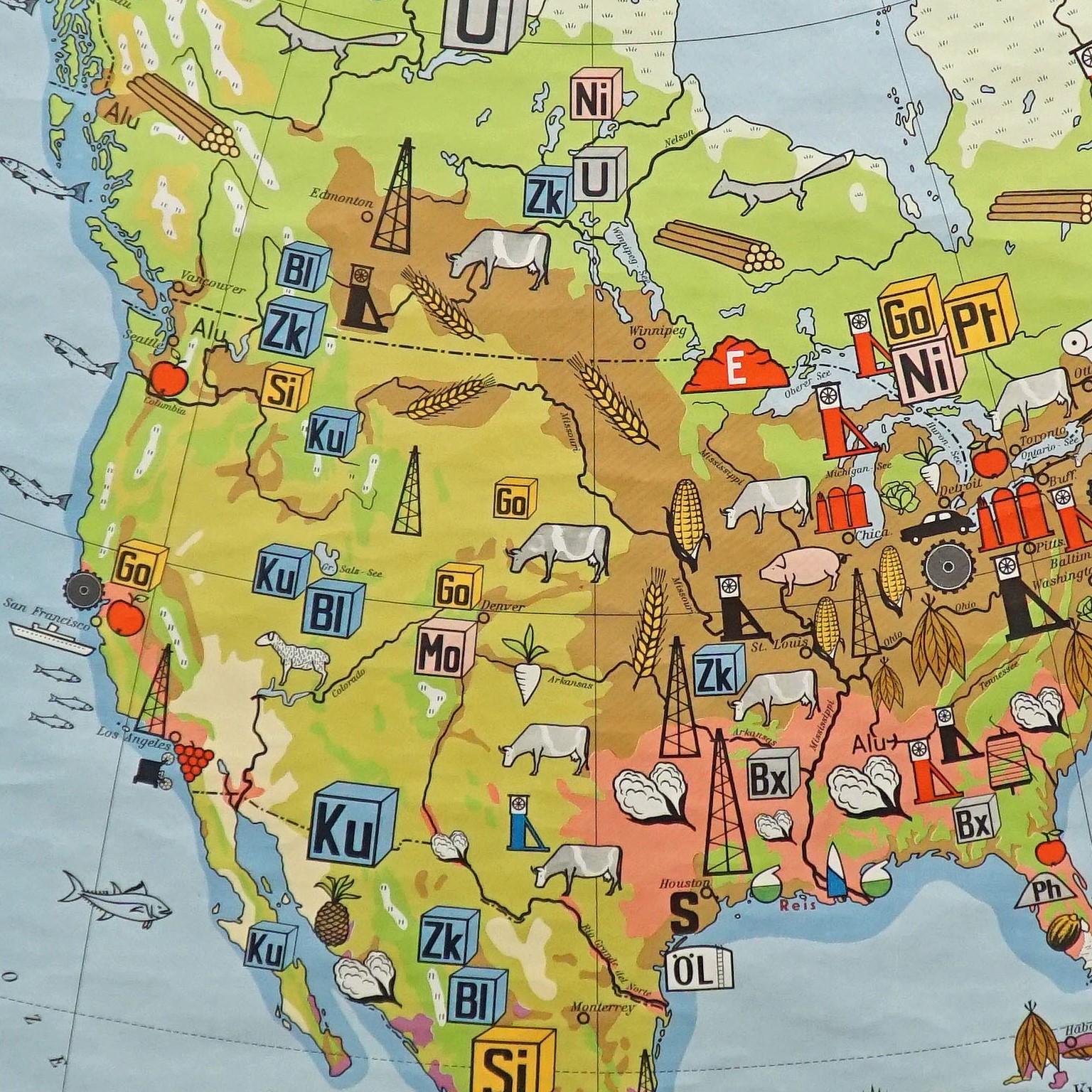 resource map of north america