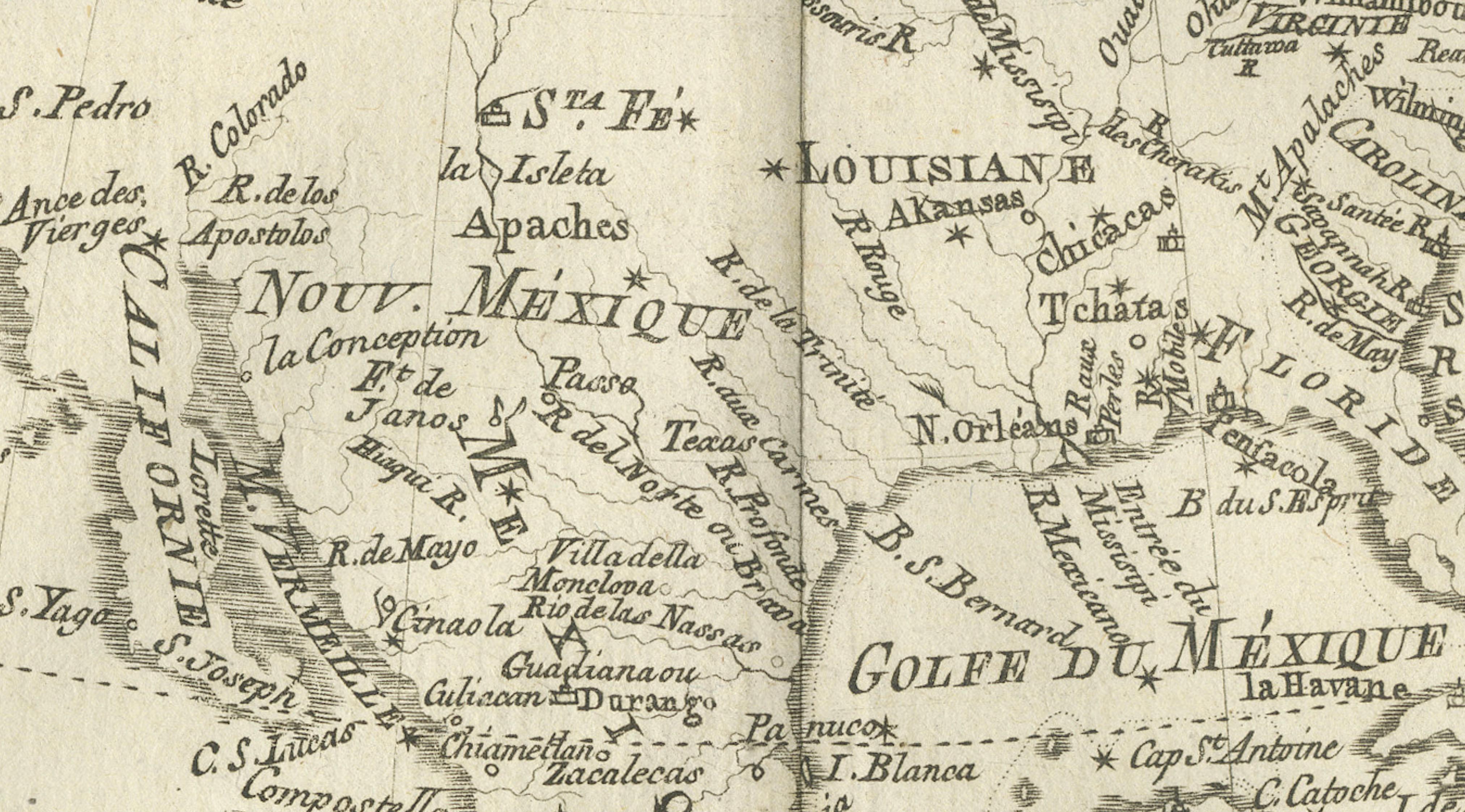 North America & the Pacific – Rigobert Bonne’s Enlightenment Map, c.1780