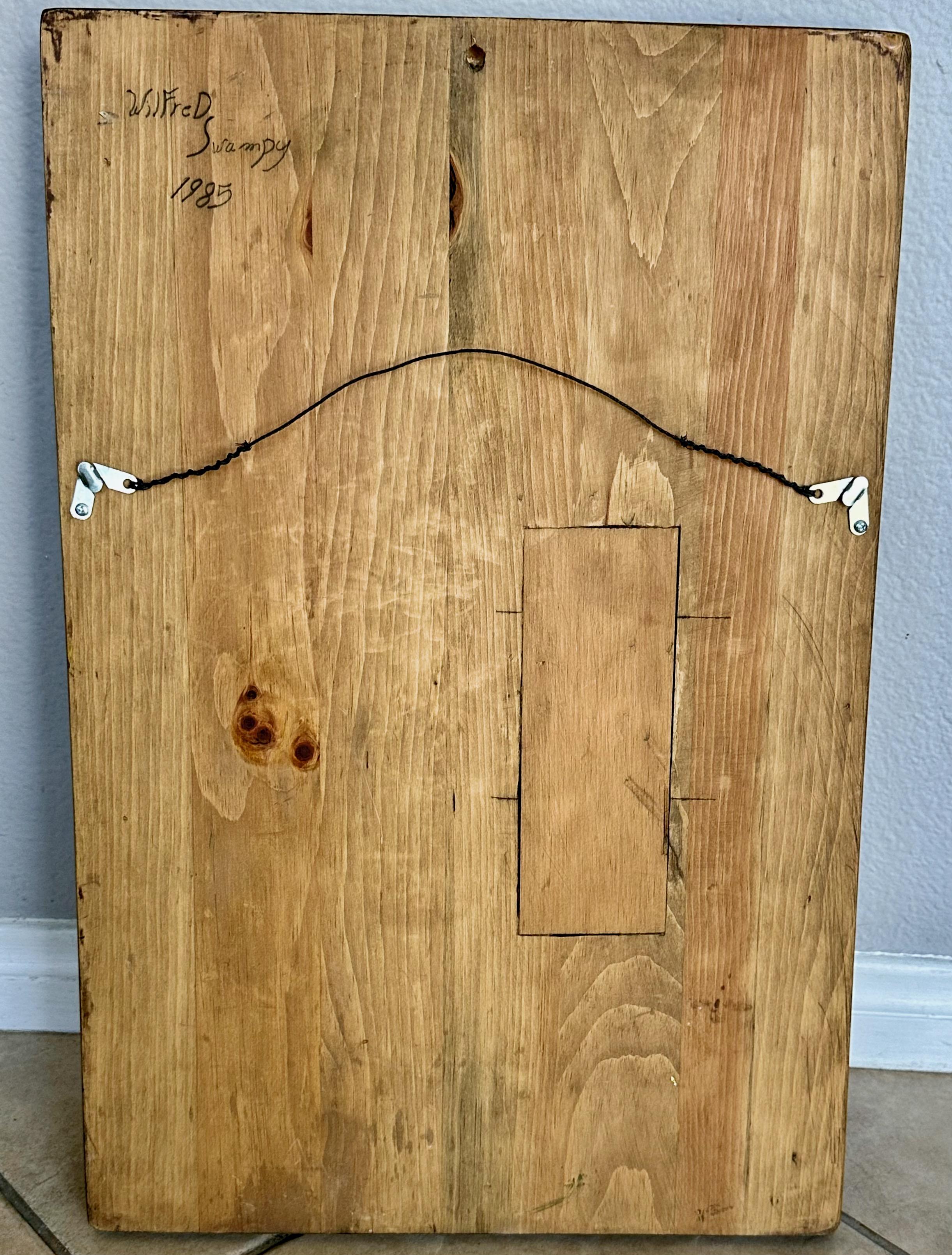 Águila india norteamericana Tallada en madera Águila de Wilfred Swampy en venta 5