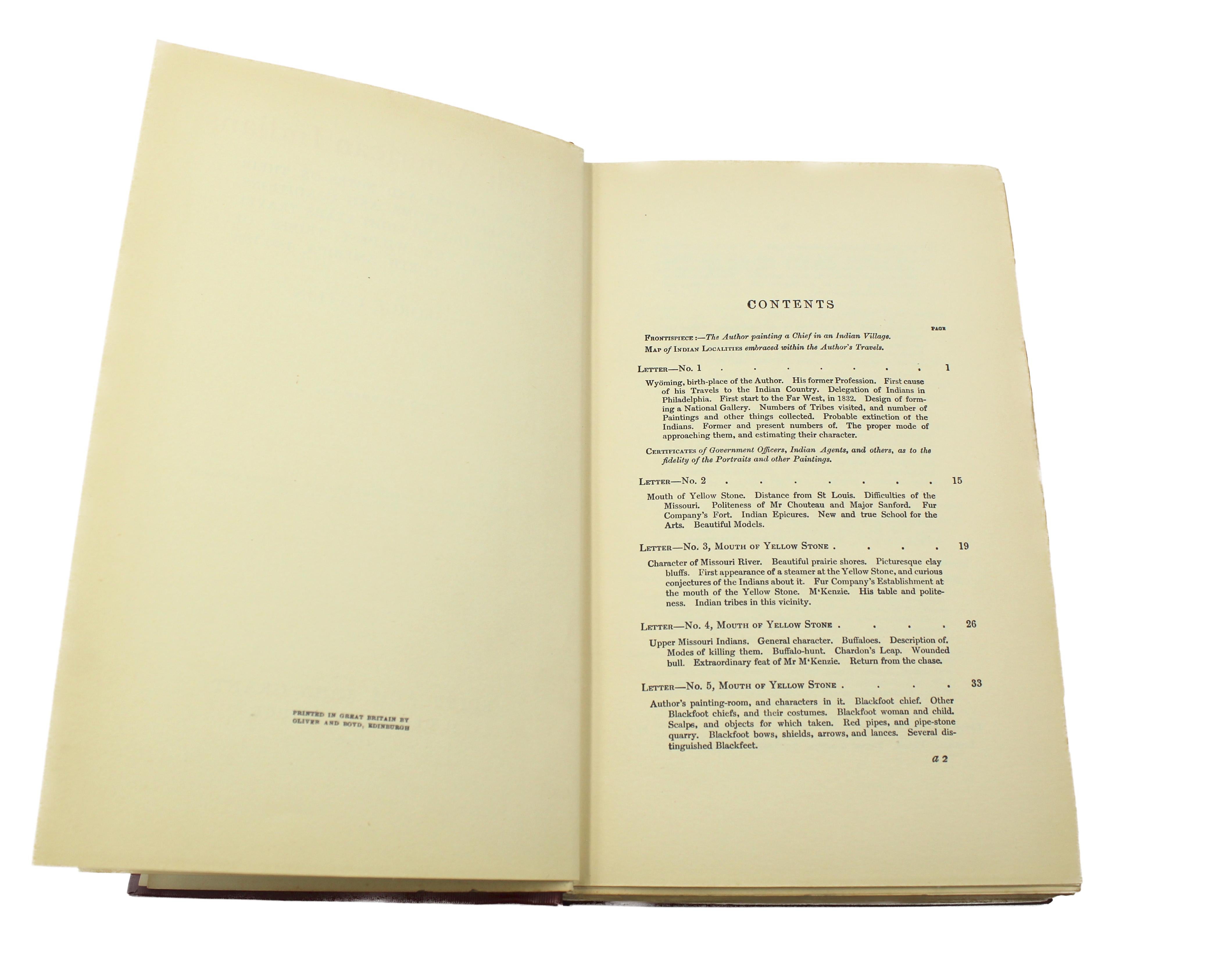 Les Indes nord-américaines de George Catlin, deux volumes, première édition par subvention, 1926 en vente 4