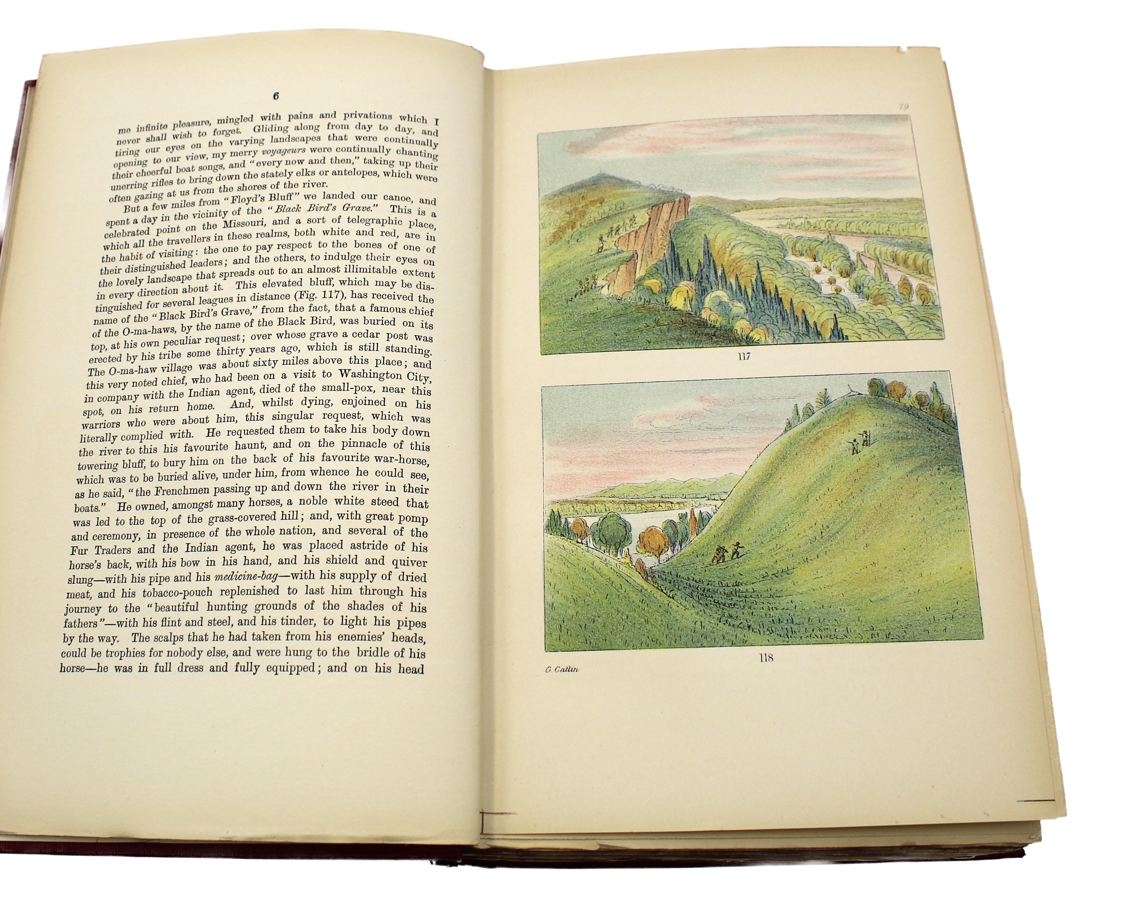 Les Indes nord-américaines de George Catlin, deux volumes, première édition par subvention, 1926 en vente 6
