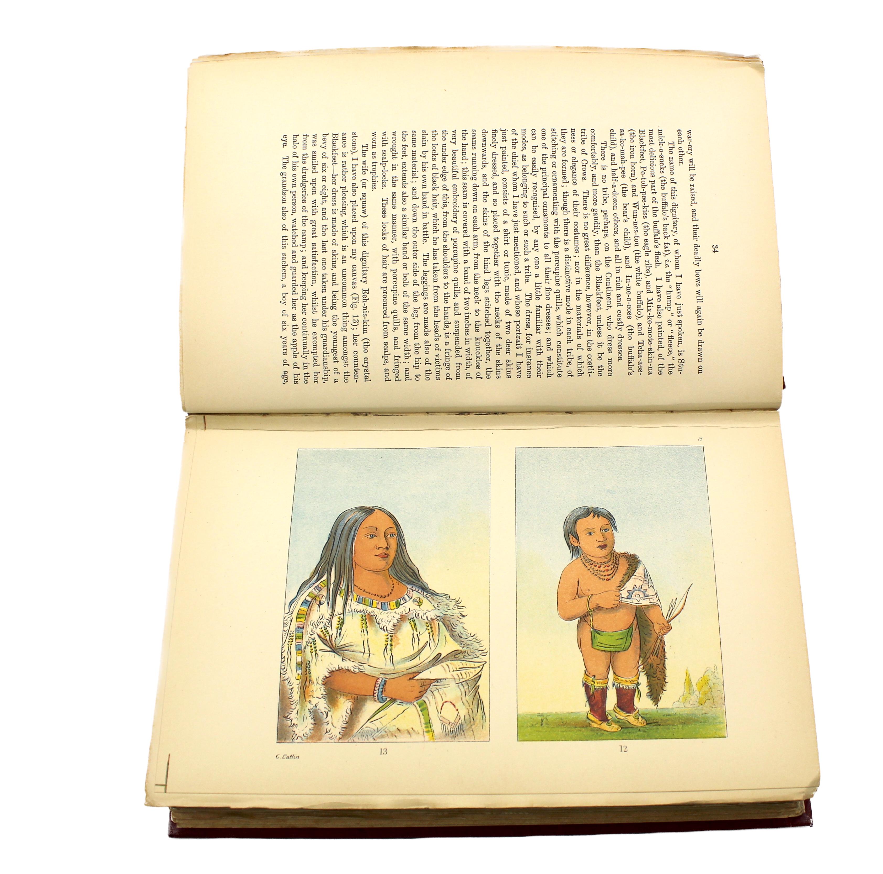 Les Indes nord-américaines de George Catlin, deux volumes, première édition par subvention, 1926 en vente 8