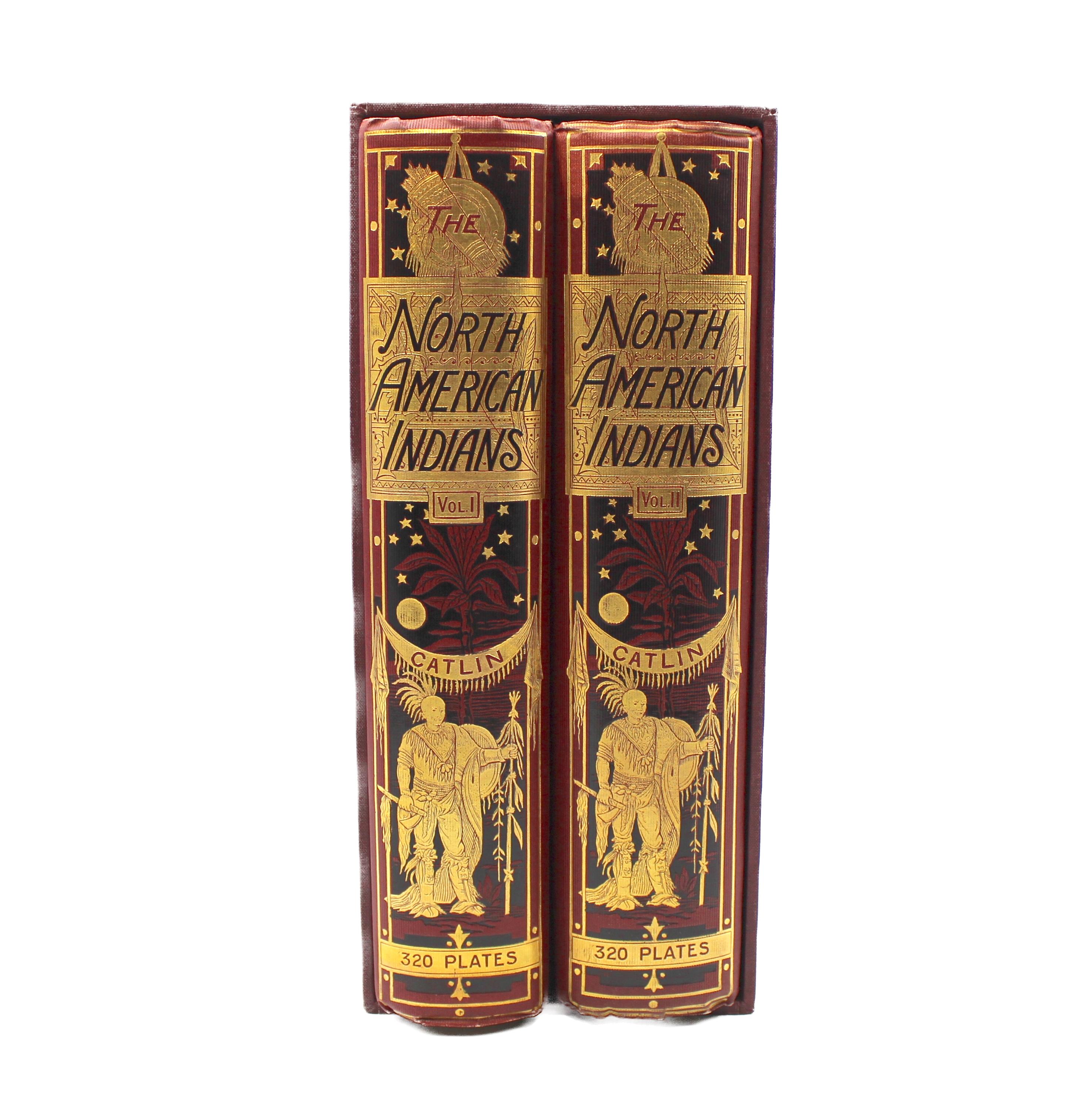 Doré Les Indes nord-américaines de George Catlin, deux volumes, première édition par subvention, 1926 en vente