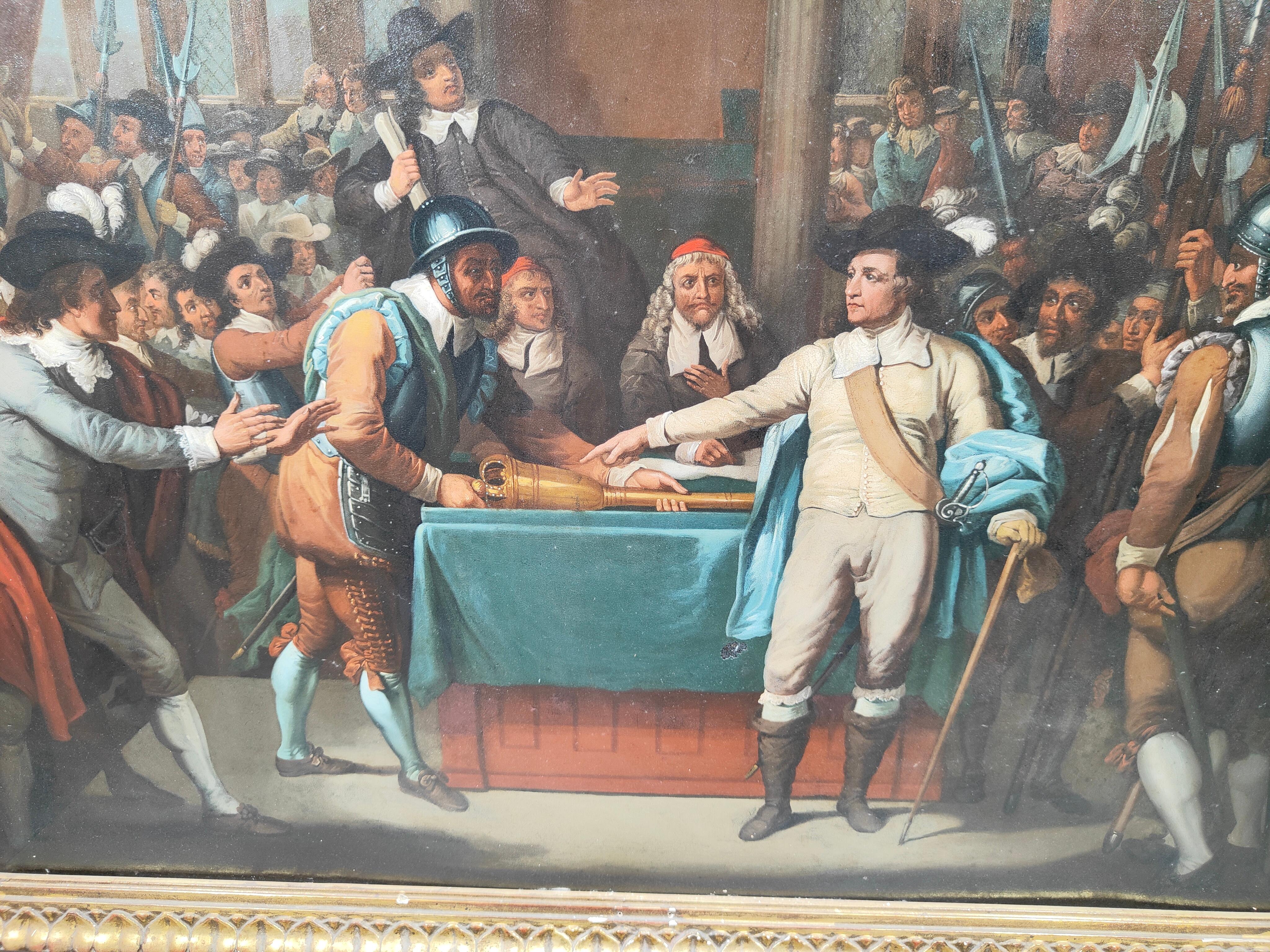 North American Painting  Late 18th Century In Good Condition For Sale In Madrid, ES