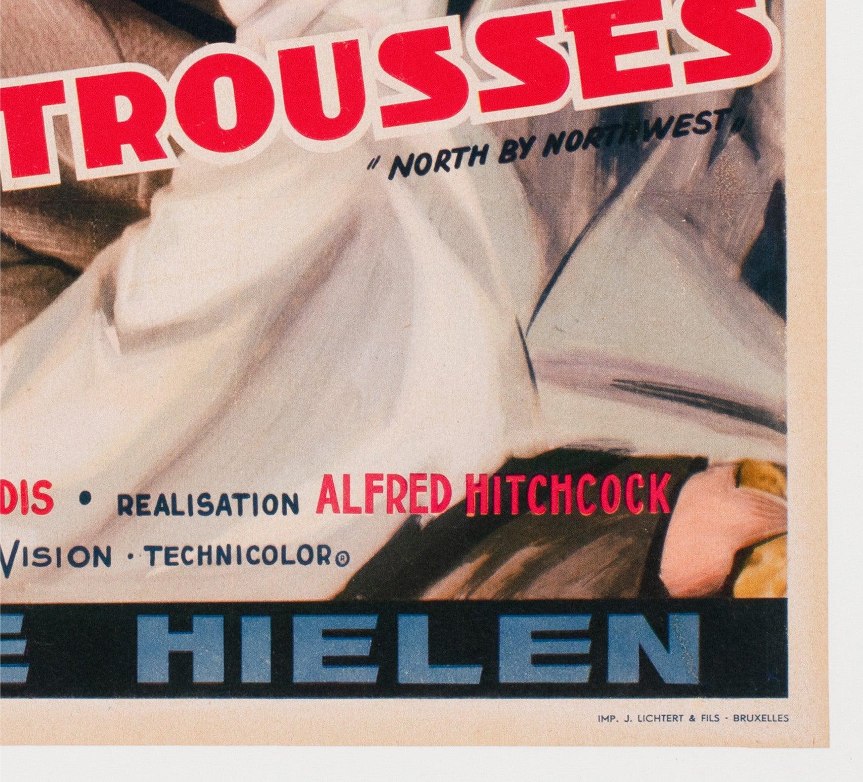 Der unsichtbare Dritte 1959 Belgisches Filmplakat im Angebot 3