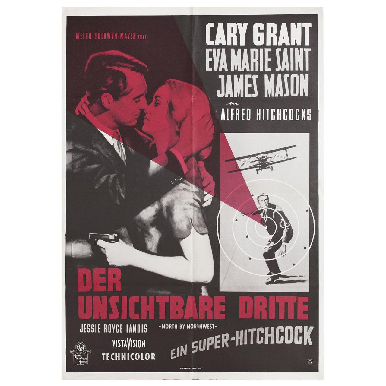 North by Northwest Original UK Film Poster, 1959 at 1stDibs