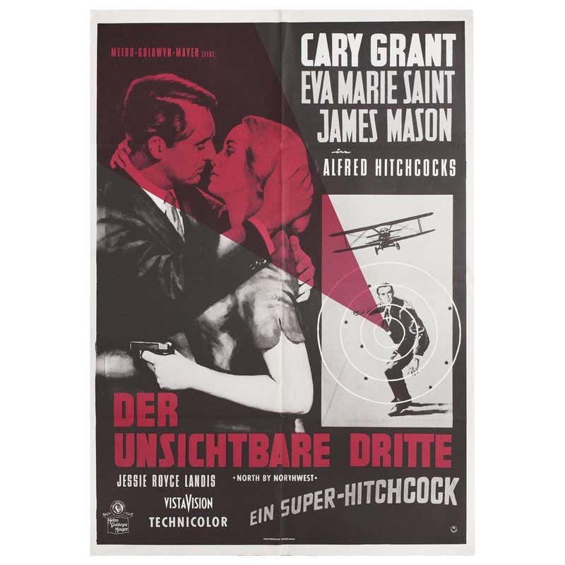 North by Northwest Original UK Film Poster, 1959 at 1stDibs