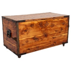 North Carolina Wood Blanket Chest, 19th C.