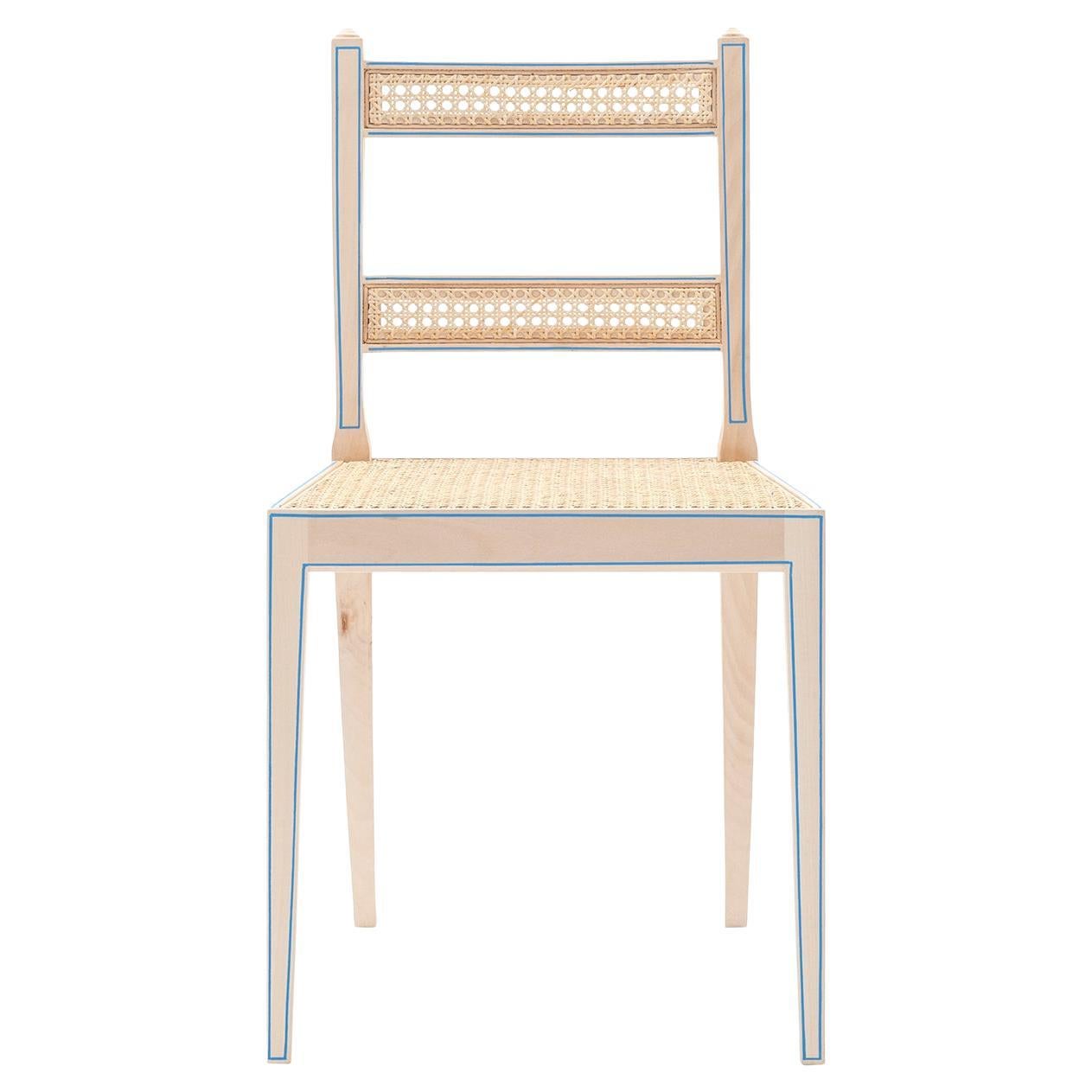 North Chair with Light Blue Frame