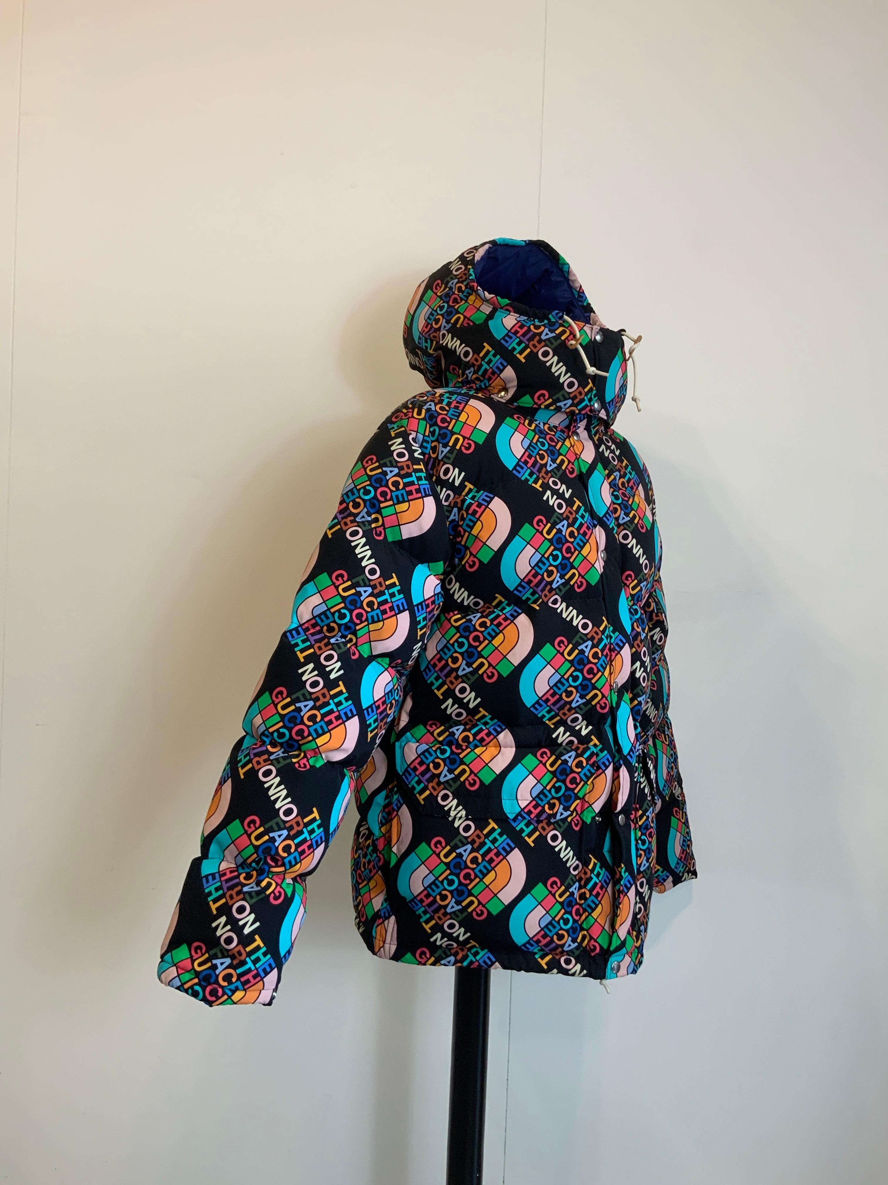 Black North face X Gucci Bomber For Sale