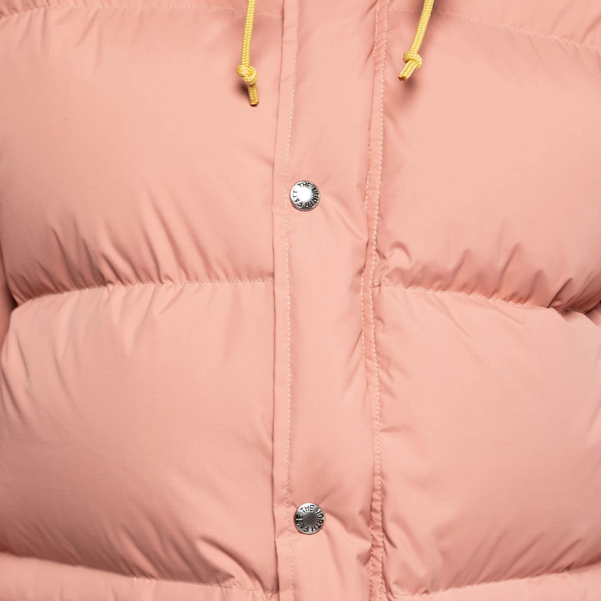 Women's North Face X Gucci Light Pink Down Jacket S