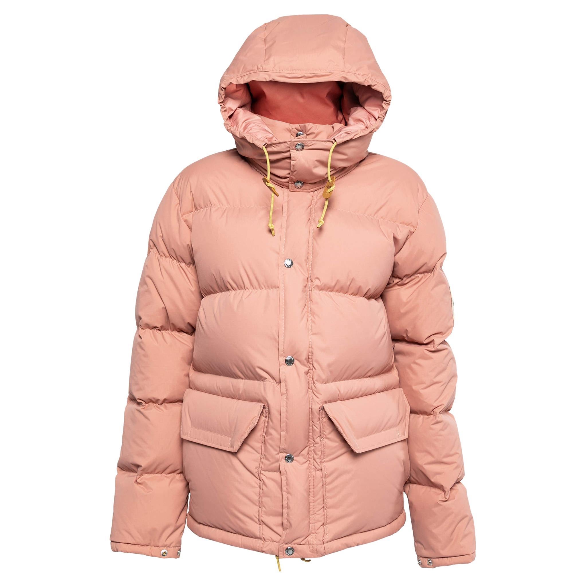 North Face X Gucci Light Pink Down Jacket S For Sale