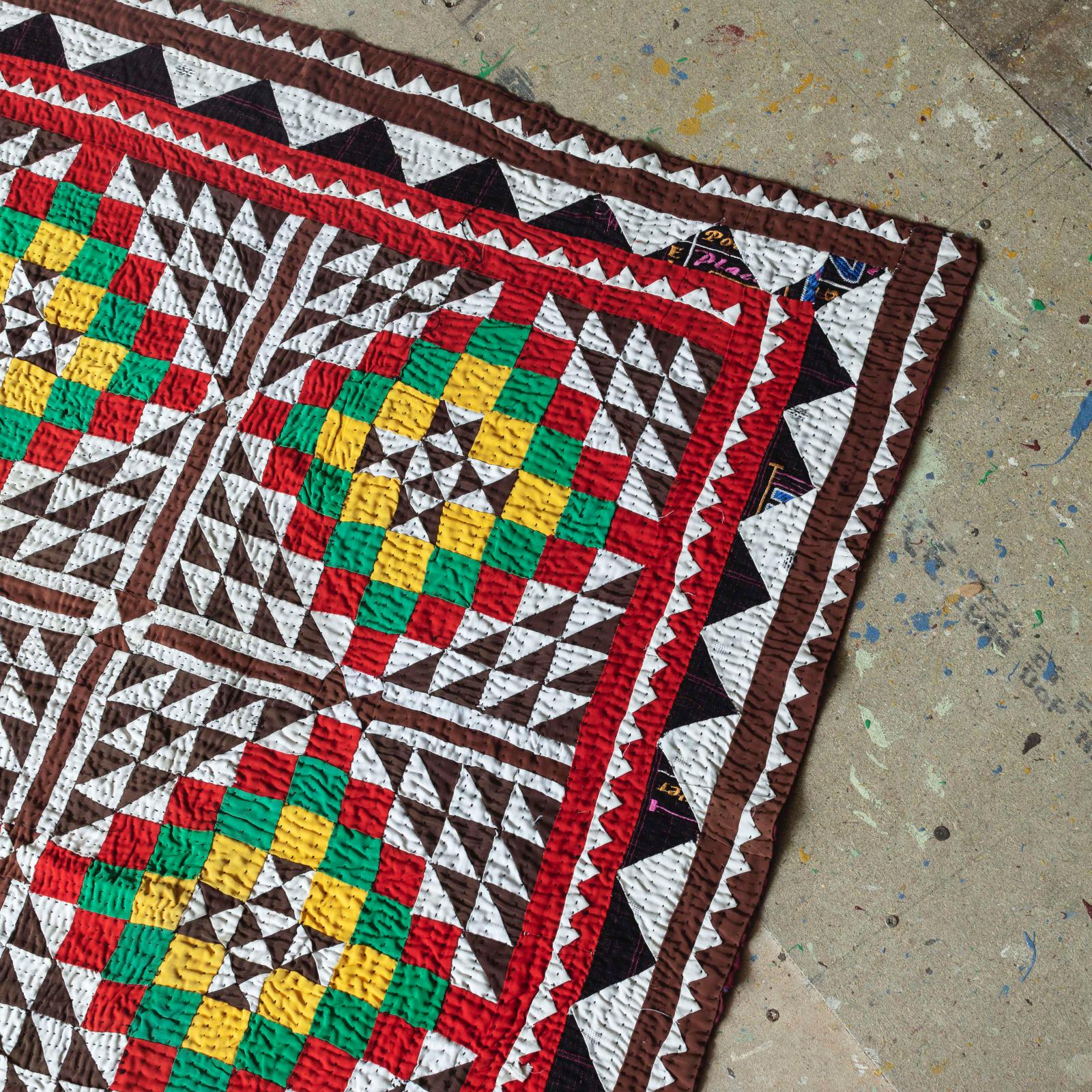 Late 20th Century North Indian Quilt For Sale