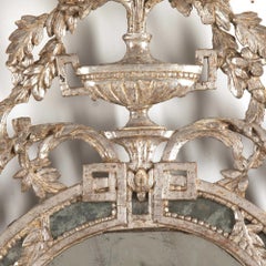North Italian 18th Century Silvered Mirror