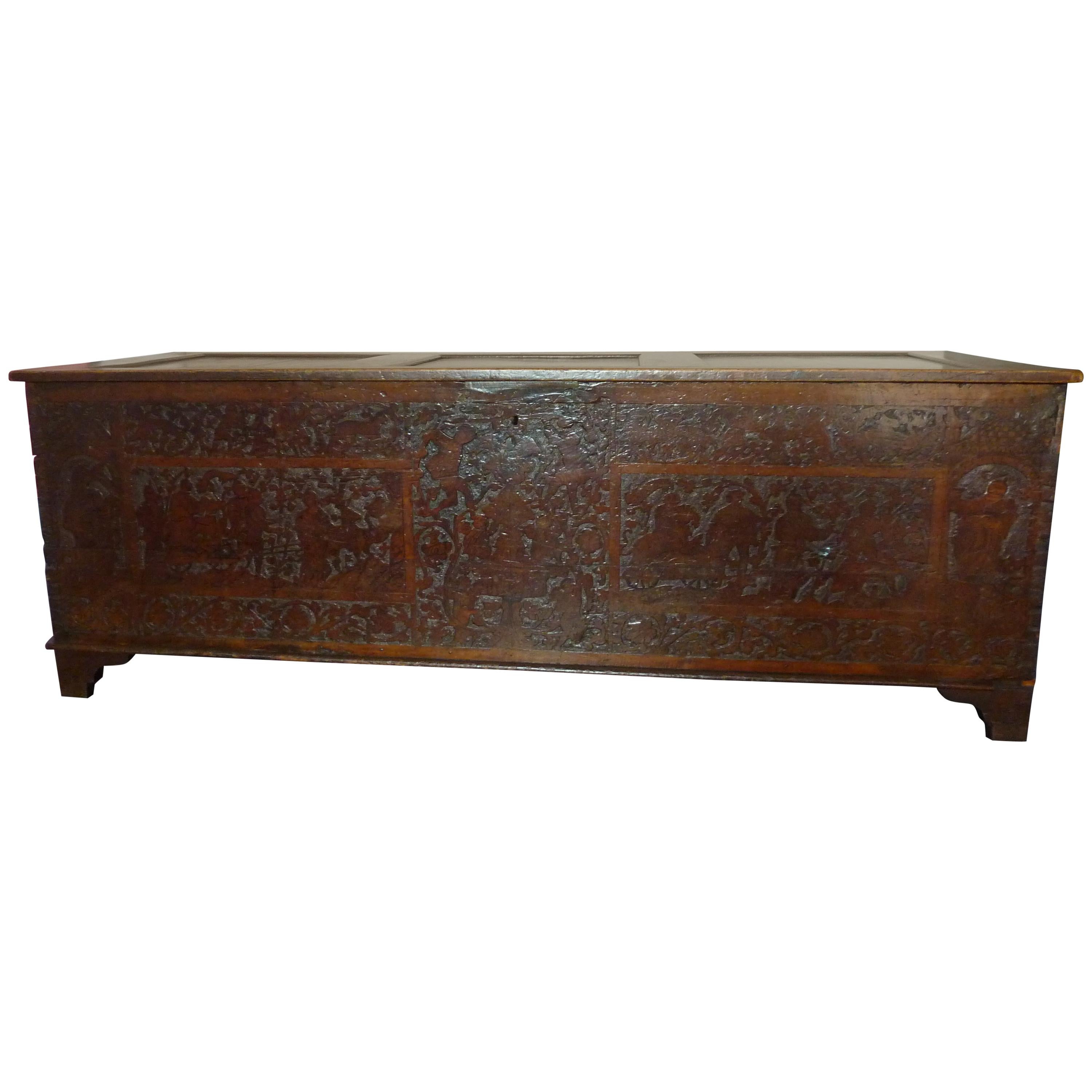 North Italian Late 16th-Early 17th Century Chest For Sale