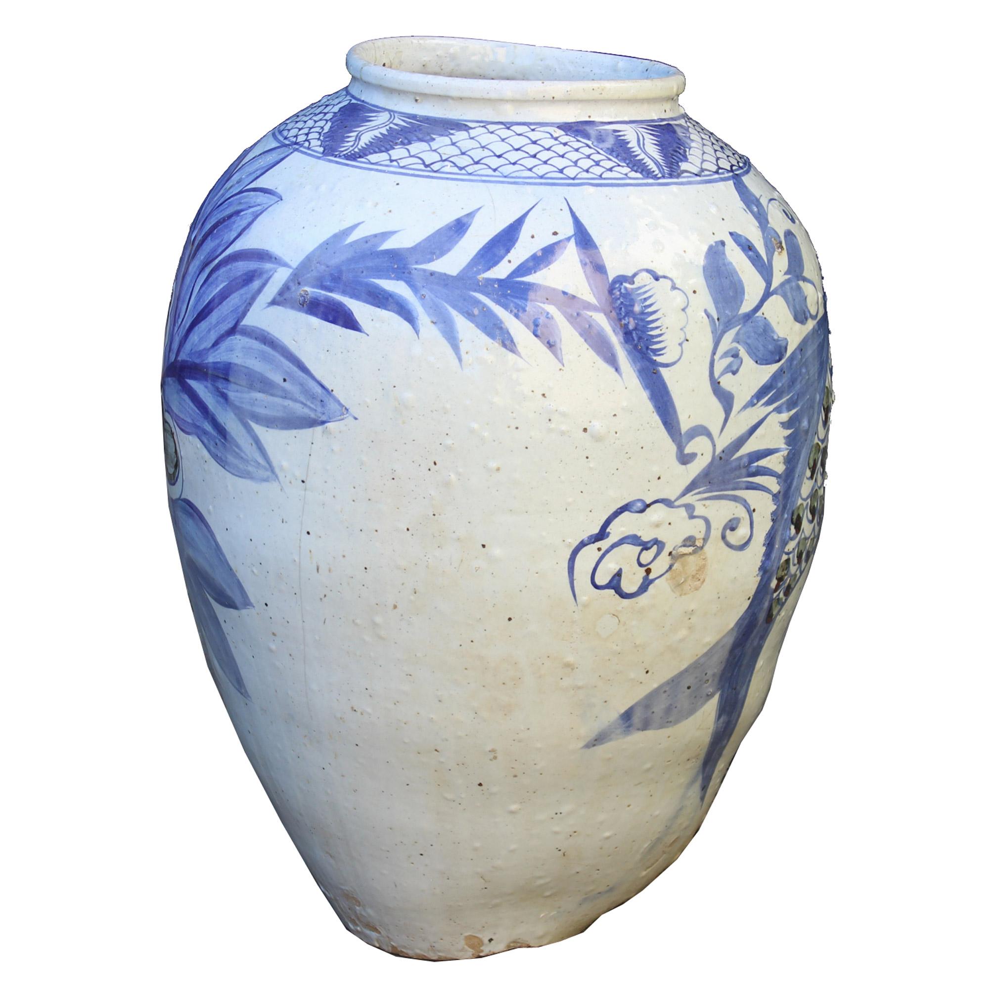 North Korean Blue & White Jar 4