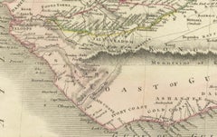 North & South Africa – Elegant Double Map, Hand-Colored, c.1825