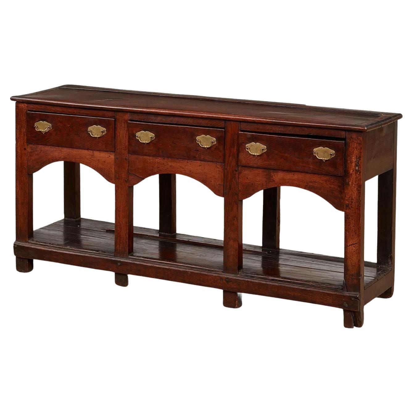 North Wales 8-Leg Potboard Dresser Base For Sale