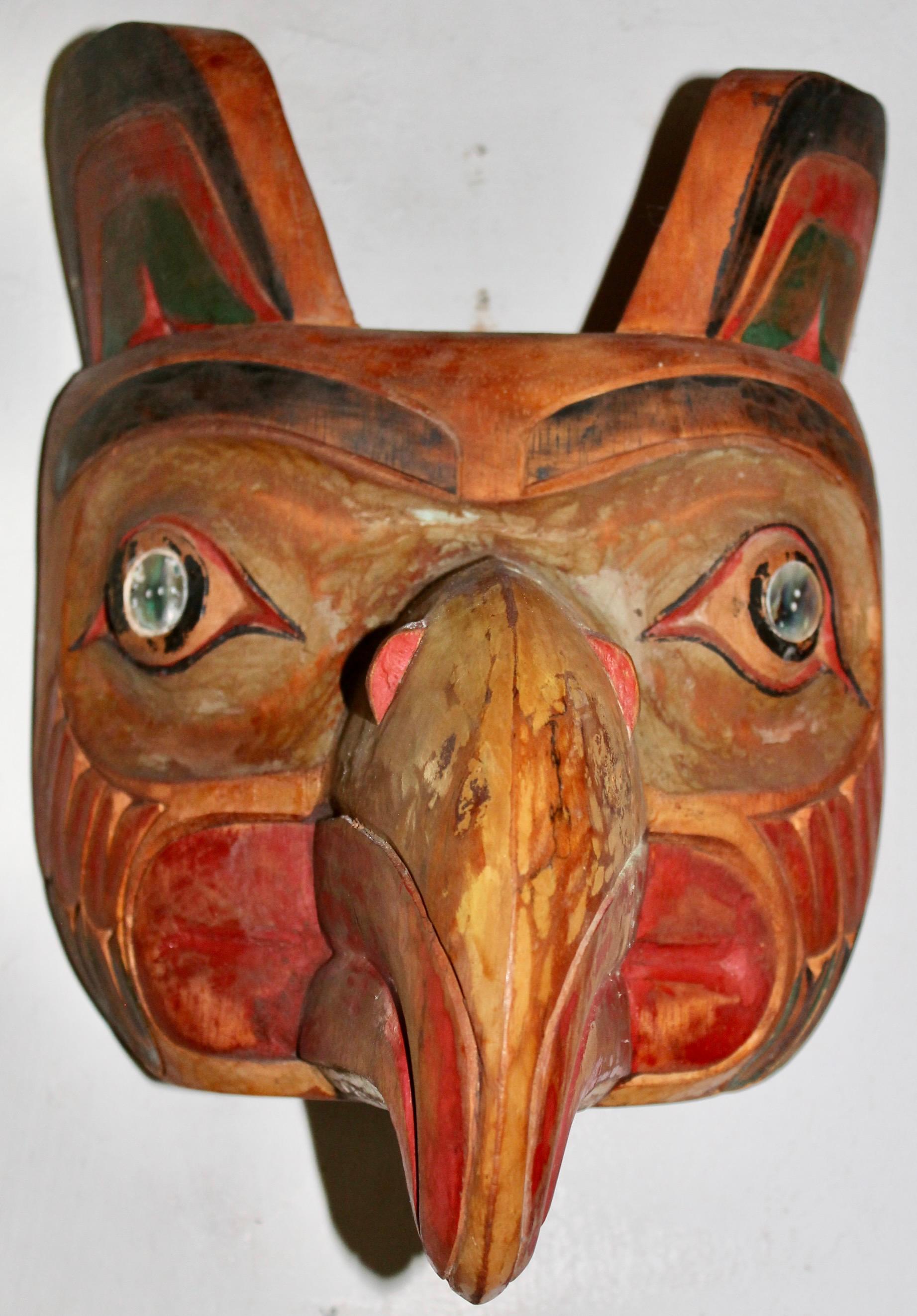 Tribal North West Coast Raven Mask