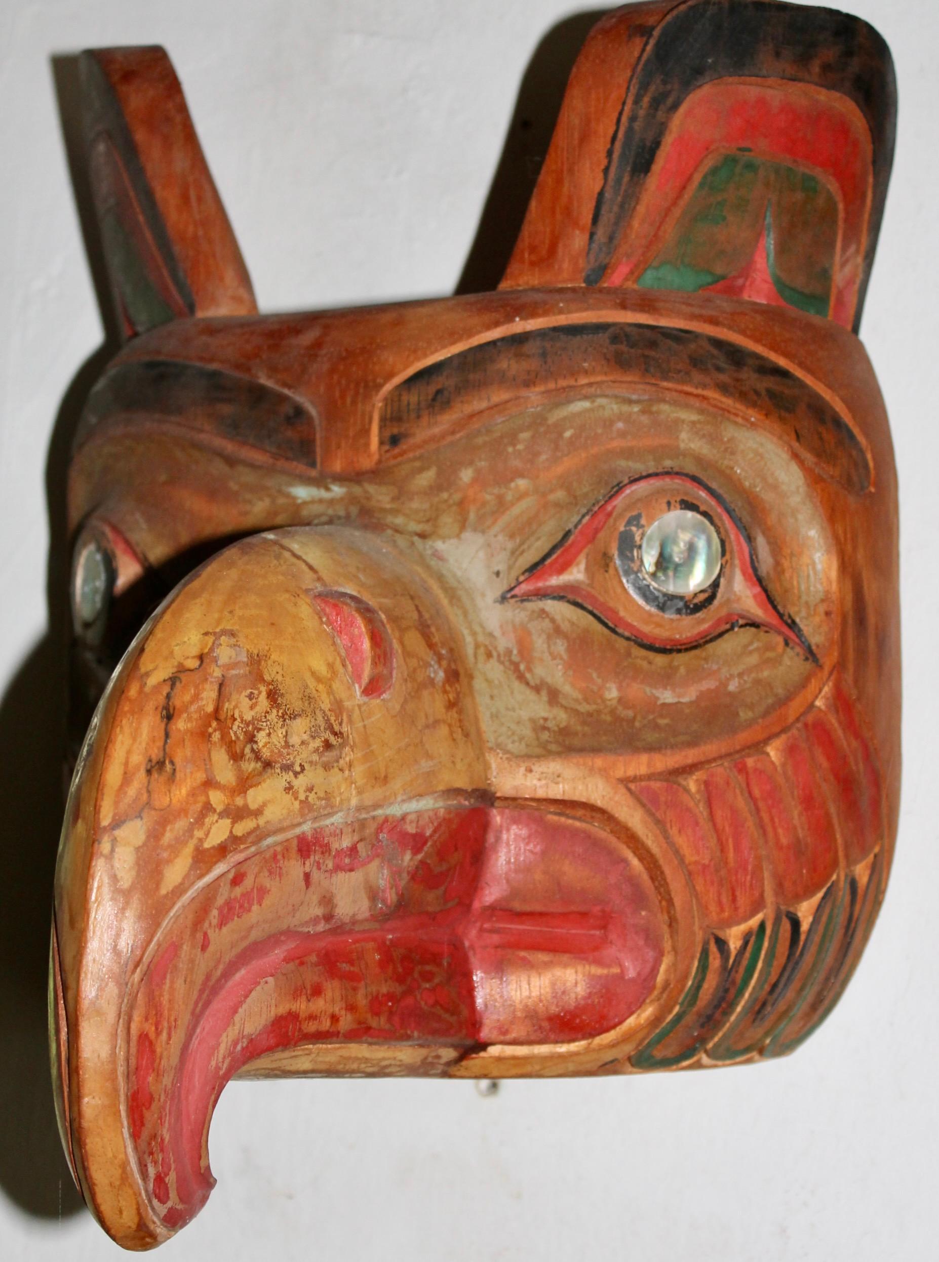 Canadian North West Coast Raven Mask