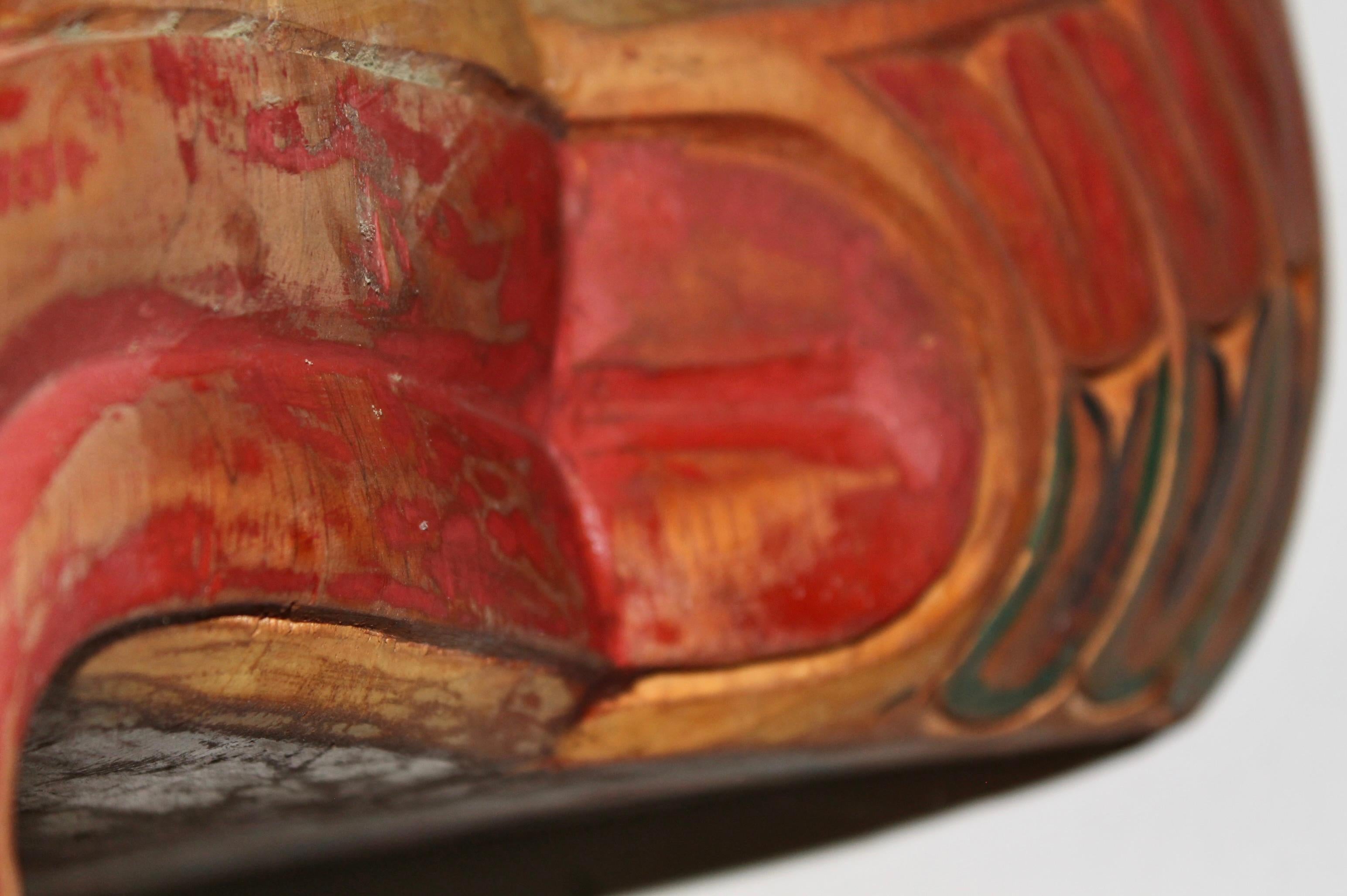 Mid-20th Century North West Coast Raven Mask