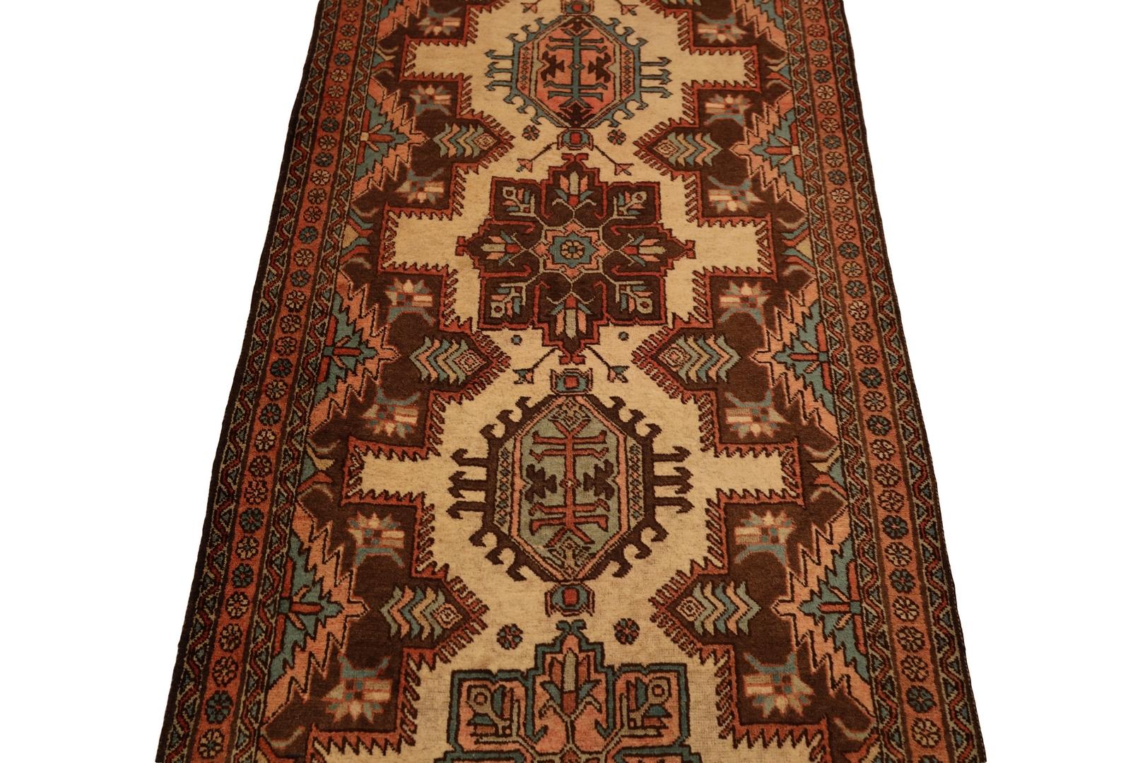 Wool North-West Persian Antique Runner - 3'3