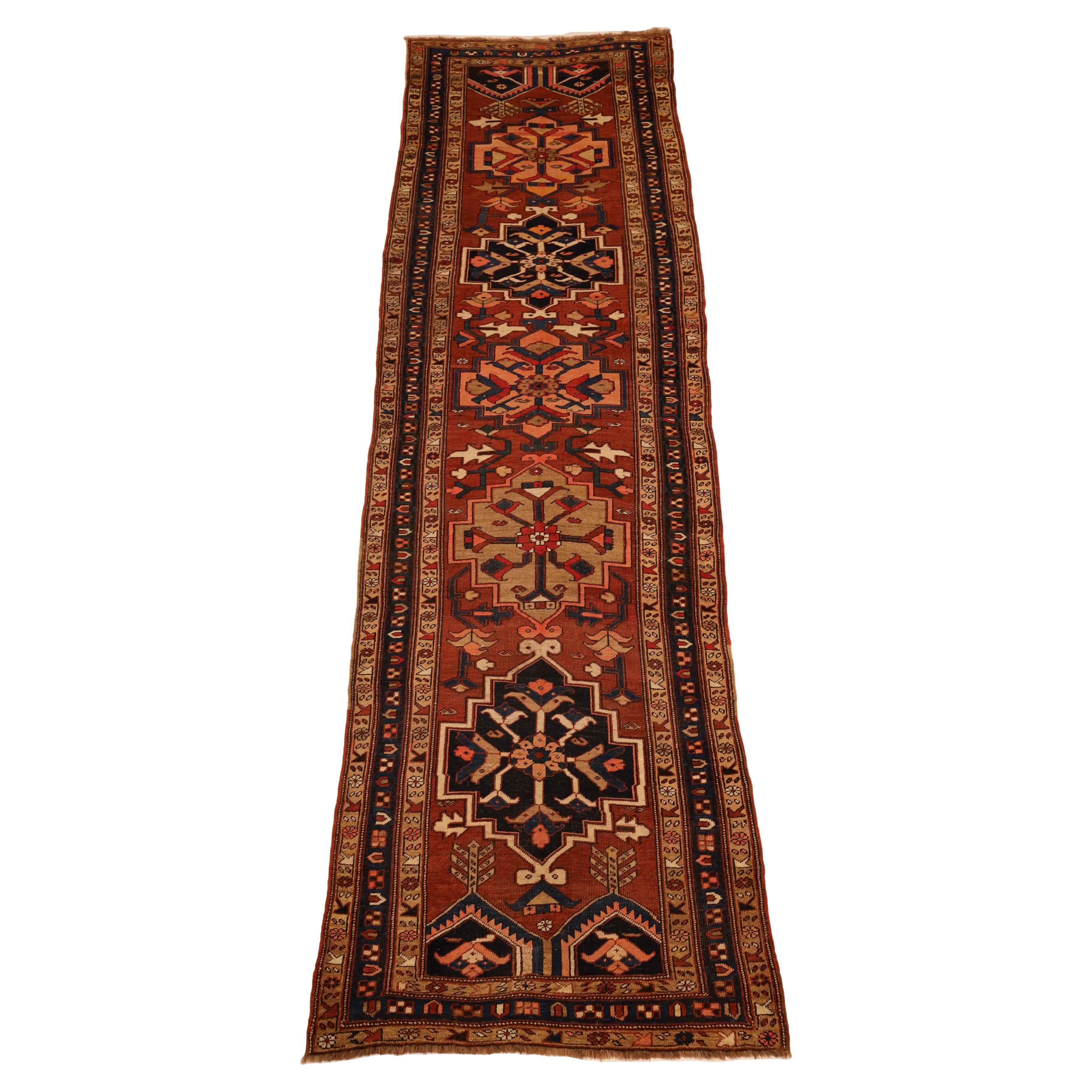 North-West Persian Antique Runner - 4'0" x 13'10" For Sale