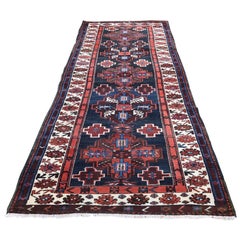 North West Persian Pure Wool Wide Runner Hand Knotted Oriental Rug