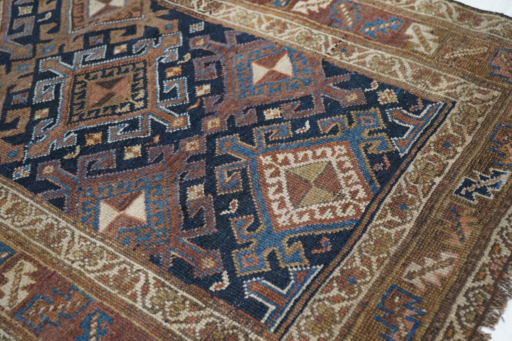 Metà XX secolo Vintage By Persian Runner 3'0'' x 8'2'' in vendita