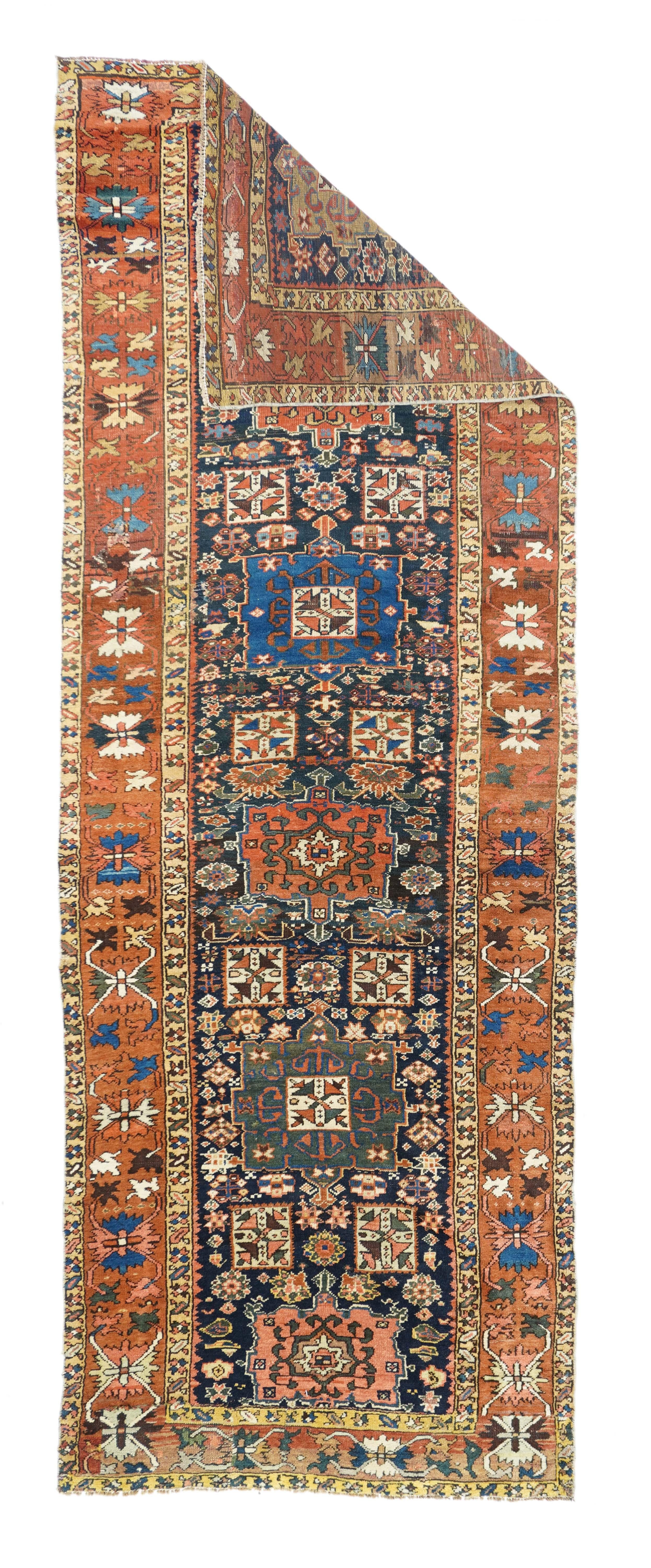 North West Persia rug, measures: 3'6'' x 10'2''.